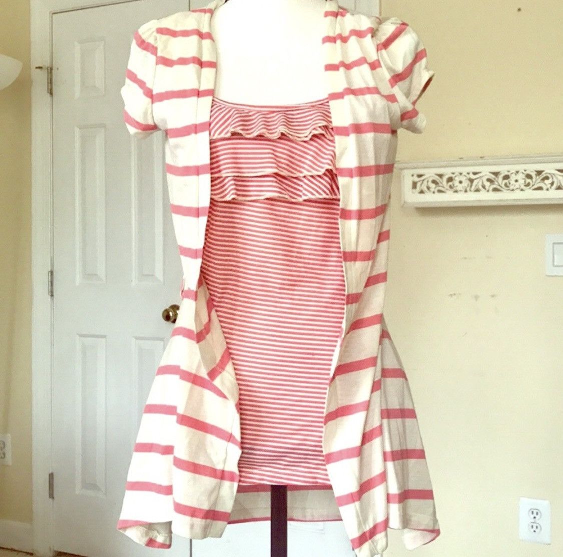 Other SHORT SLEEVE STRIPED CARDIGAN WITH ATTACHED TANK SIZE M Size M / US 6-8 / IT 42-44 - 1 Thumbnail