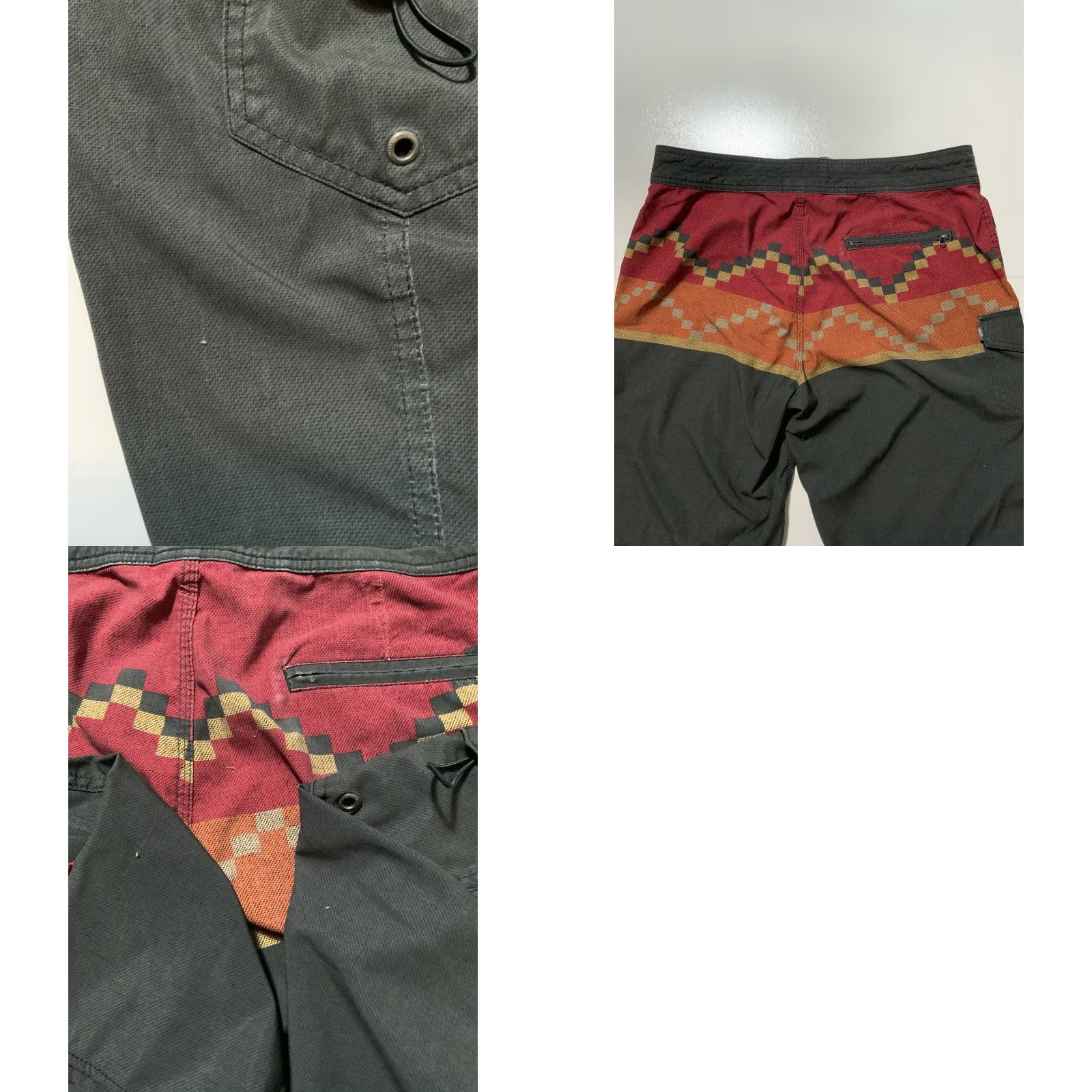 Vans VANS X Nathan Fletcher Into Oblivion Southwestern Aztec 10” Inseam Board Shorts Mens 32 Multicolor Board Size US 32 / EU 48 - 8 Thumbnail