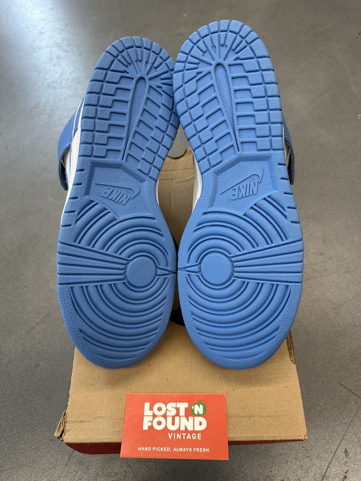 Nike 1999 Nike Dunk High Le NYC Carolina Blue Size US 8 / EU 41 - 10 Thumbnail