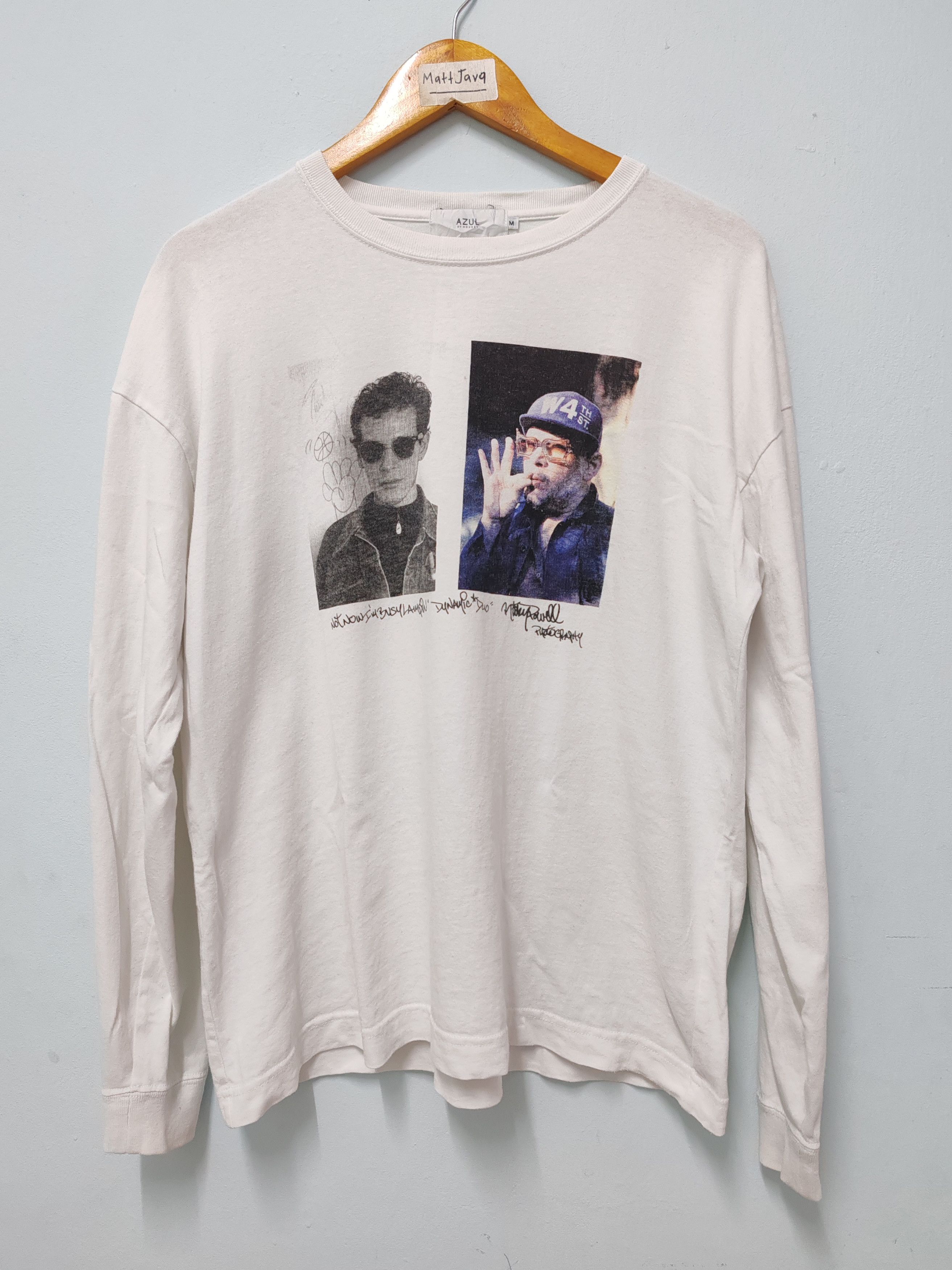 Japanese Brand Azul by Moussy Japanese Brand Photographer Designer Tee Size US M / EU 48-50 / 2 - 2 Thumbnail