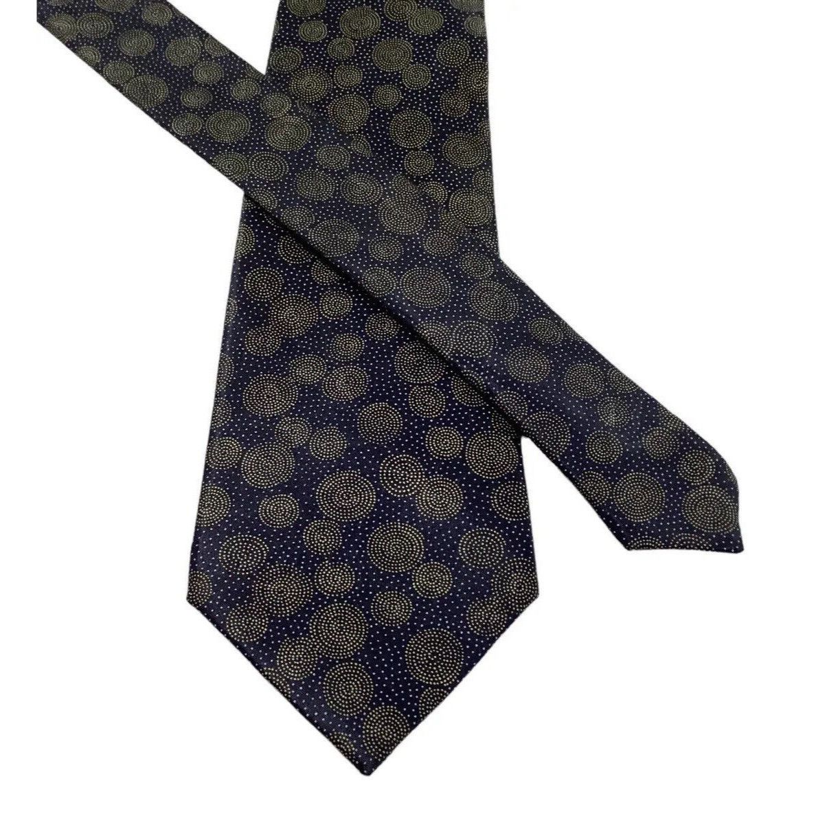 Lanvin LANVIN PARIS Black Geometric Luxury Designer Silk Tie France Size ONE SIZE - 6 Thumbnail