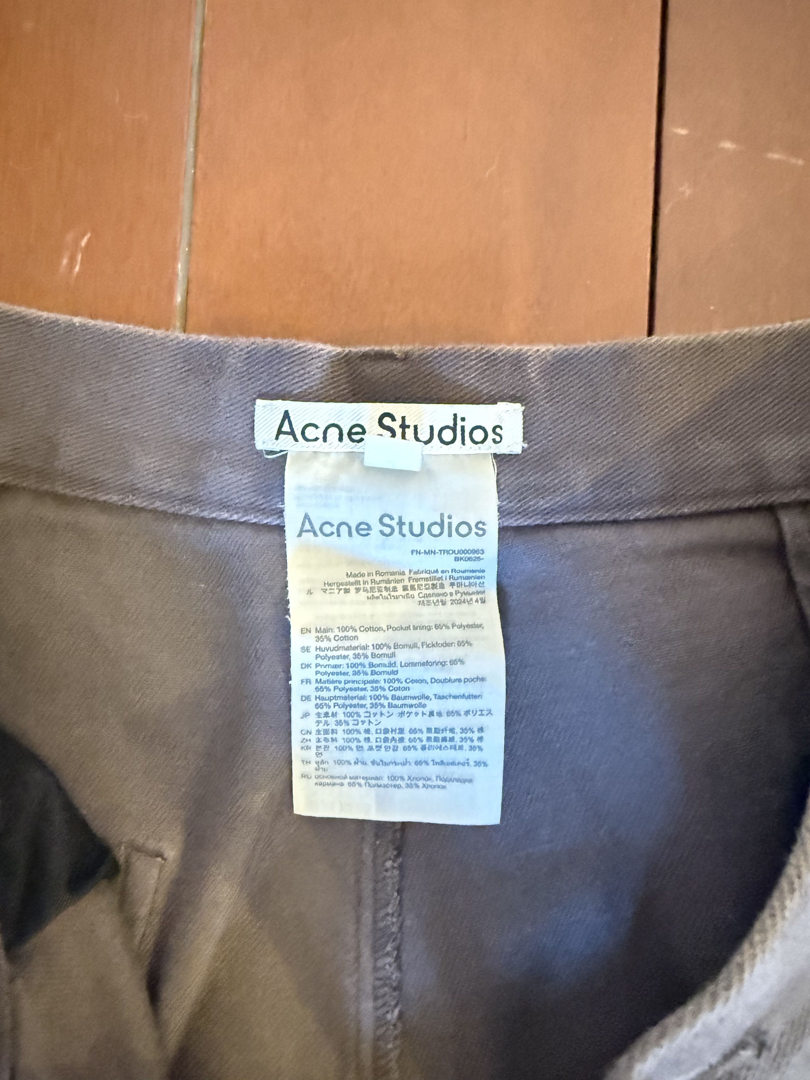 Acne Studios Acne Studios Brown Wide Leg FN-MN-TROU000963 Size US 30 / EU 46 - 3 Thumbnail