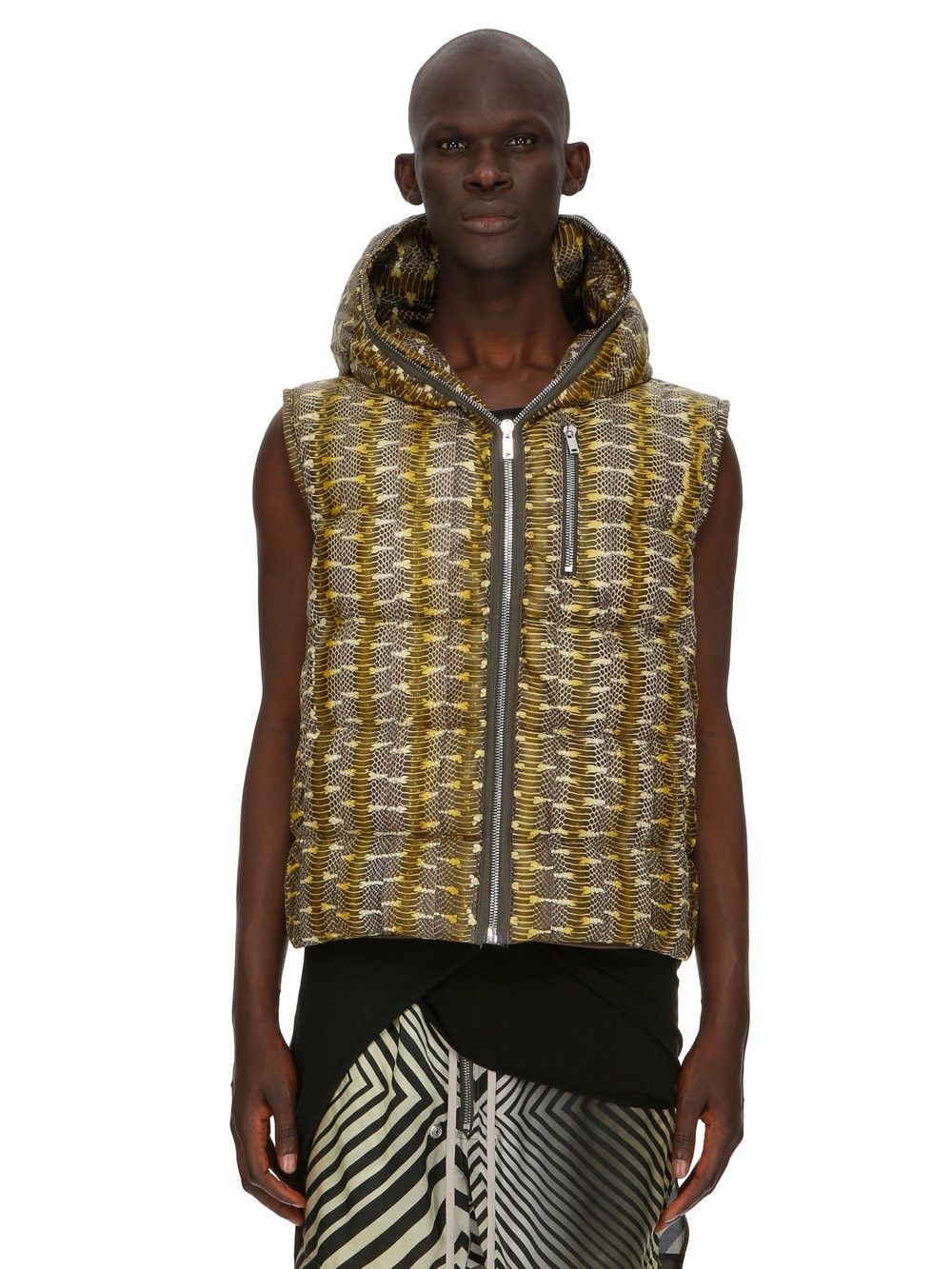 Rick Owens Rick Owens FW23 SEALED VEST PYTHON SNAKESKIN Size US L / EU 52-54 / 3 - 2 Thumbnail