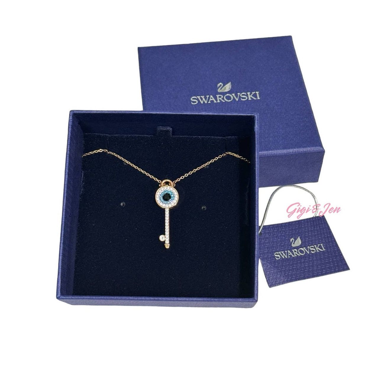 Swarovski Swarovski Symbolic pendant Evil eye and key new Size ONE SIZE - 1 Thumbnail