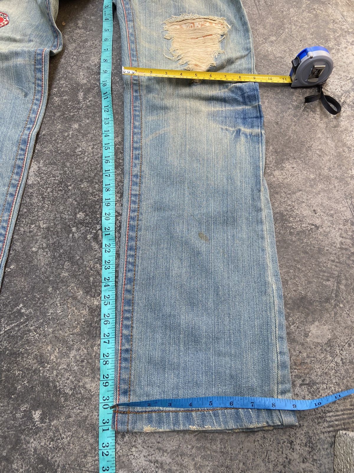 Gotcha Gotcha jeans distressed statement jeans Size US 32 / EU 48 - 14 Thumbnail