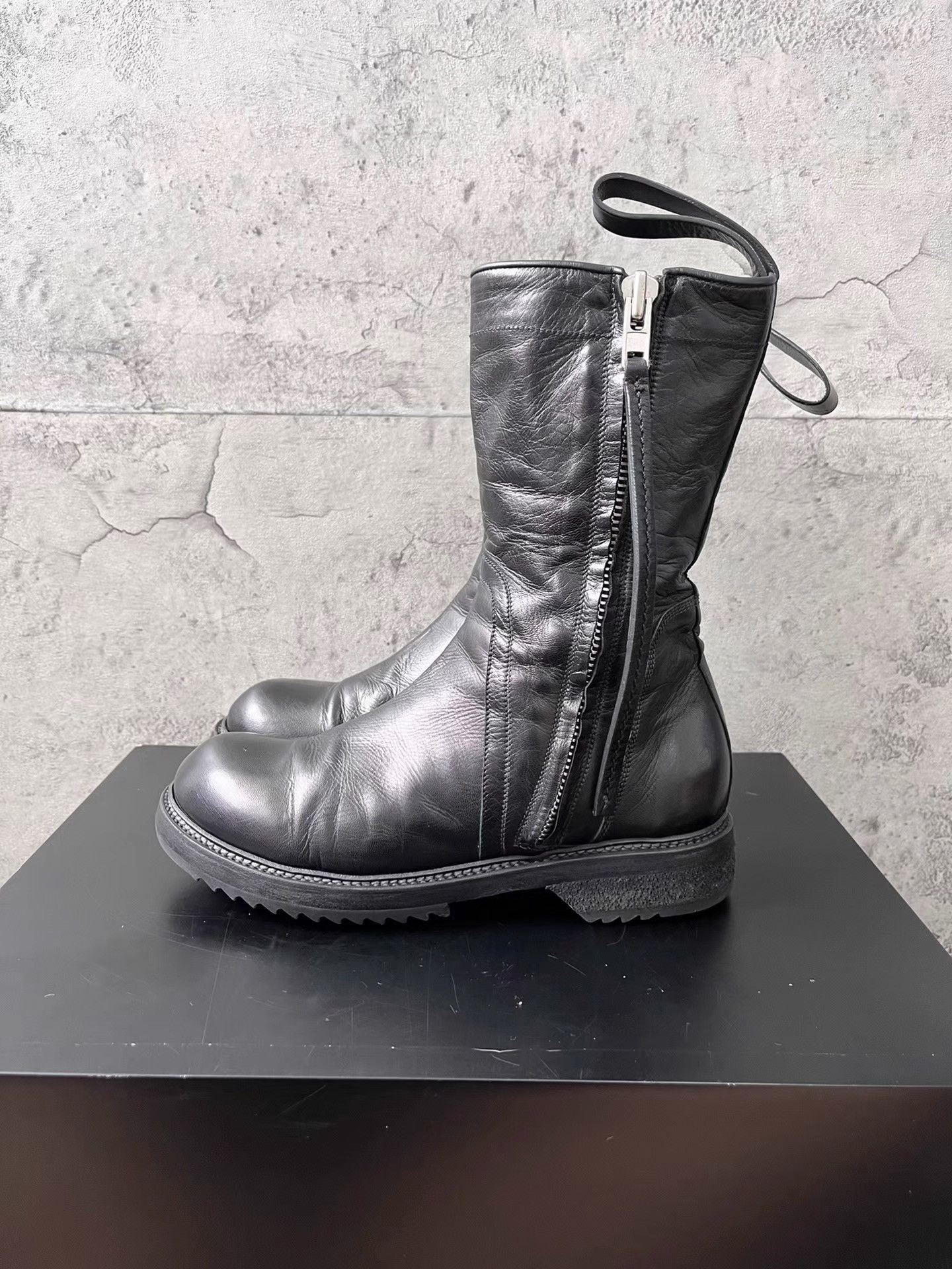 Rick Owens Rick Owens Mainline Calf Leather Army Boots K34 Size US 7 / IT 37 - 2 Thumbnail