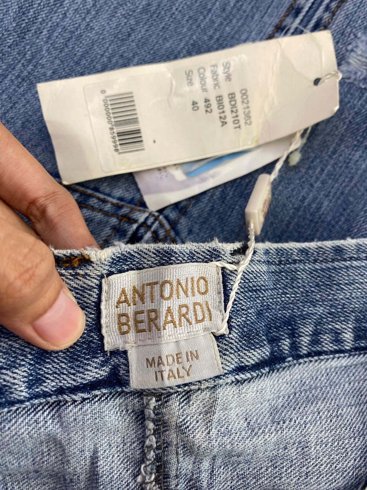 Japanese Brand Antonio Berardi Brand Arrow Line Style Ripped Jeans Size US 28 / EU 44 - 10 Thumbnail