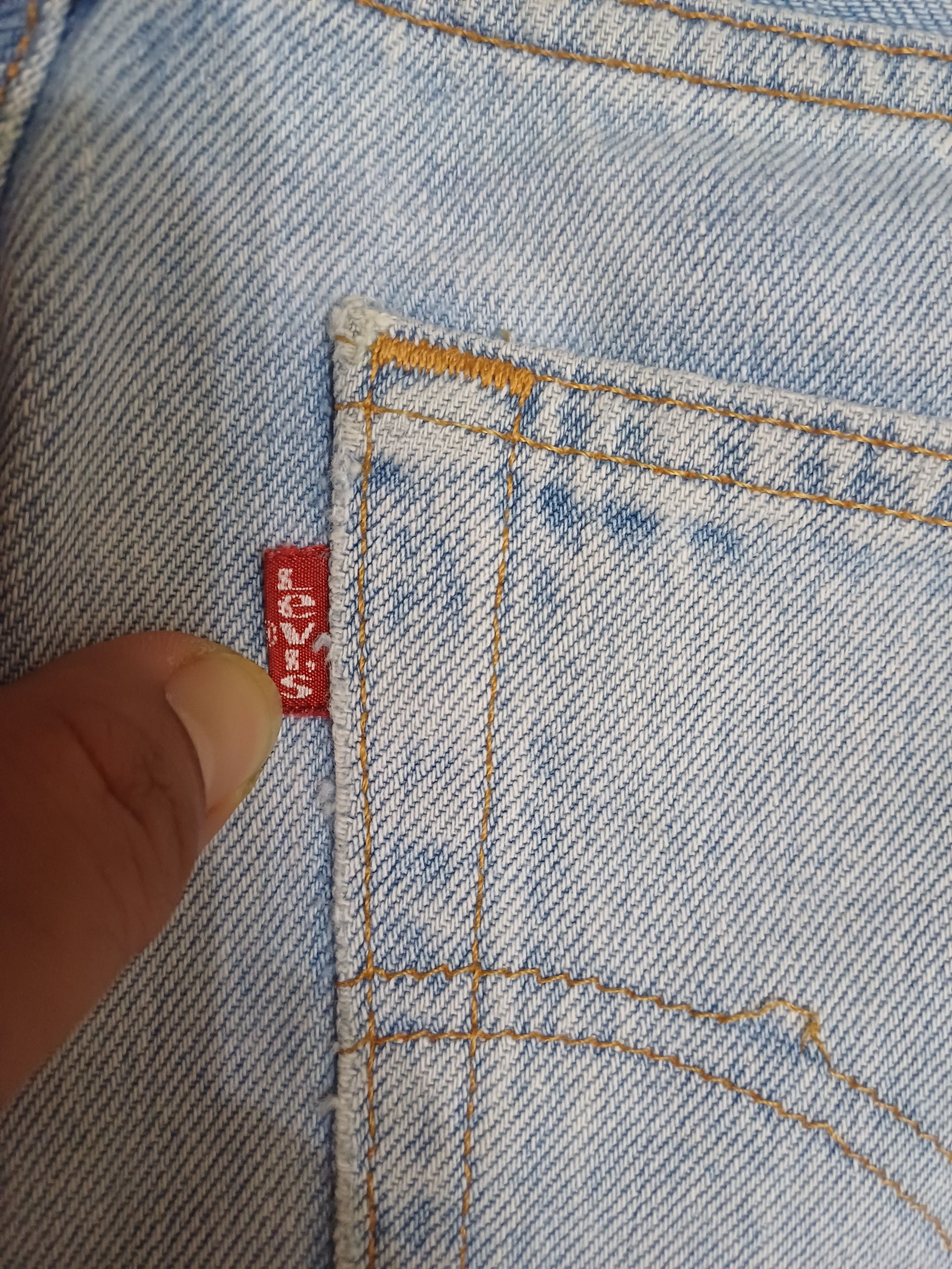 Levi's Vintage Clothing Crazy Distressed, vintage 90s Levis 501 🔥🔥🔥 Size US 32 / EU 48 - 15 Thumbnail