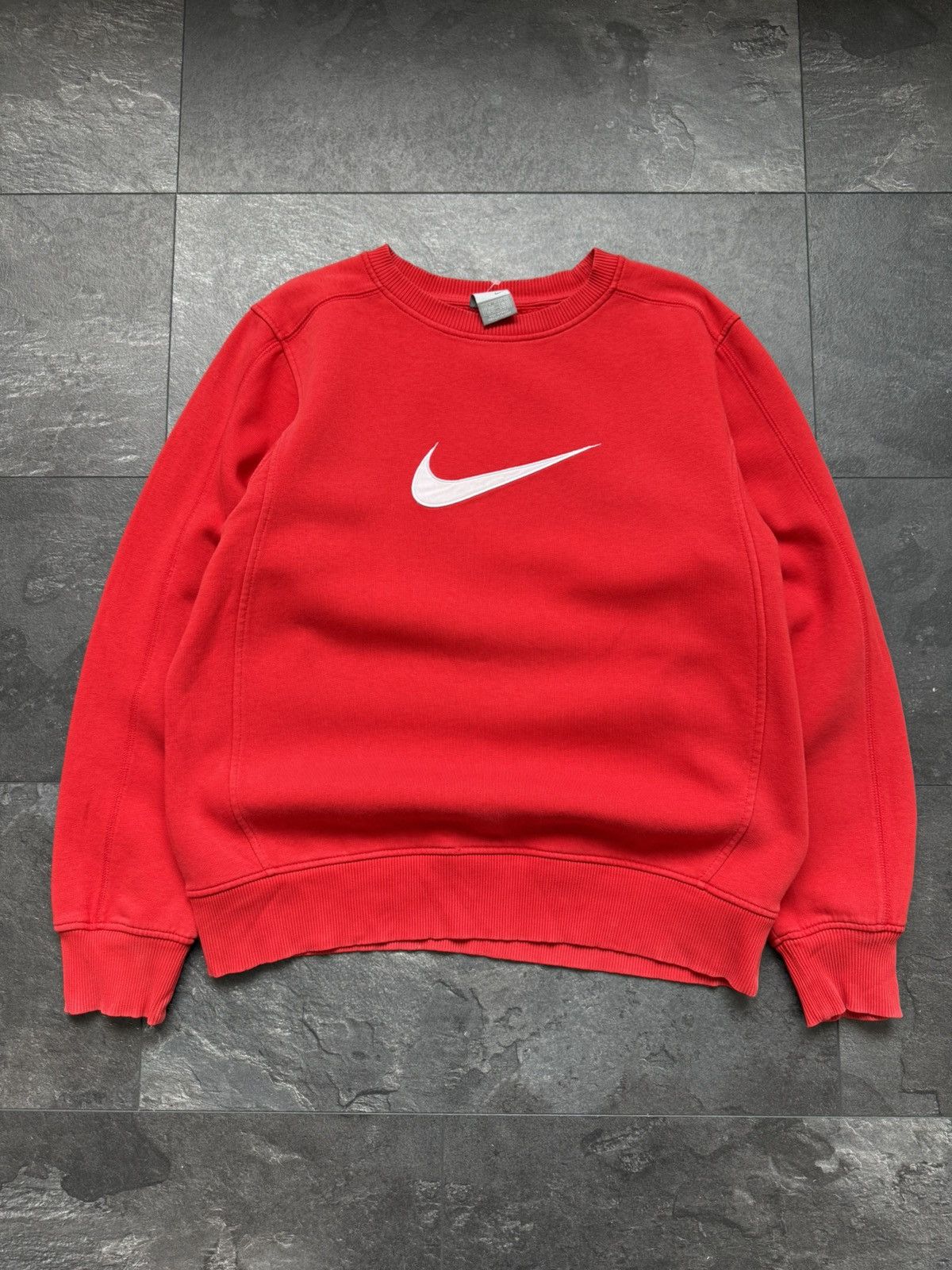 Nike × Streetwear × Vintage Nike vintage big logo sweatshirt swoosh 90s Size US M / EU 48-50 / 2 - 1 Thumbnail