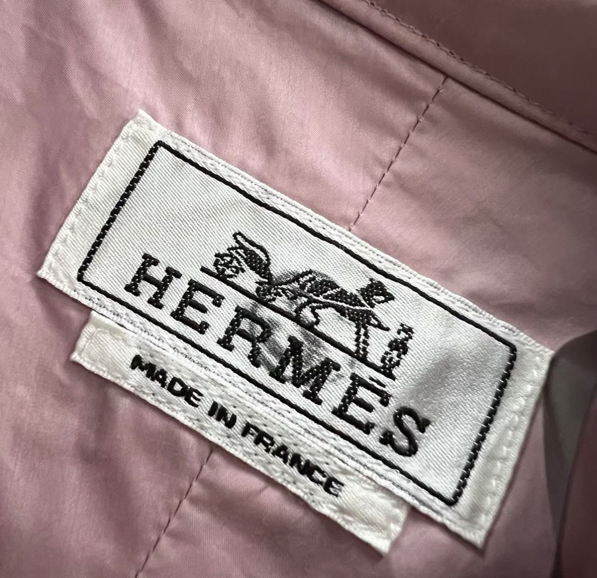 Hermes Hermès Pink Spliced Collar Jacket J41 Size US M / EU 48-50 / 2 - 4 Thumbnail