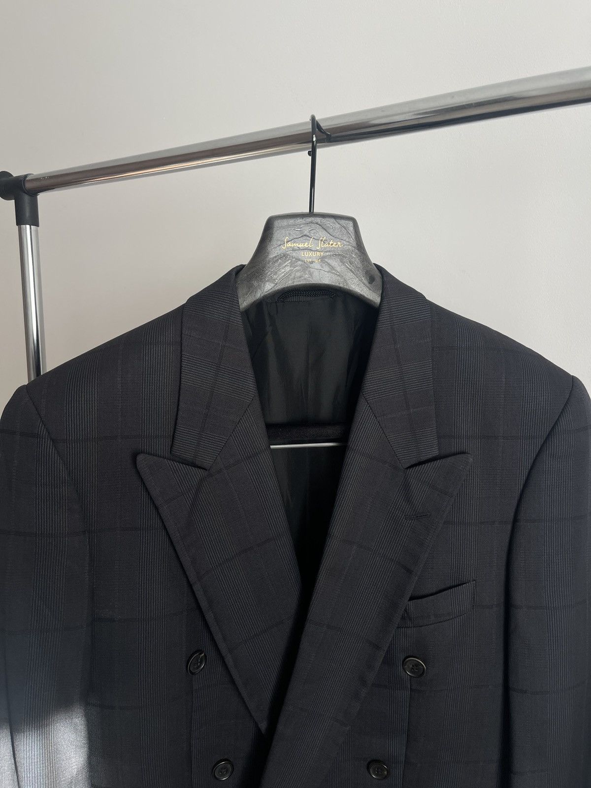 Cerruti 1881 Vintage double-breasted blazer jacket cerruti 1881 black Size 40R - 3 Thumbnail