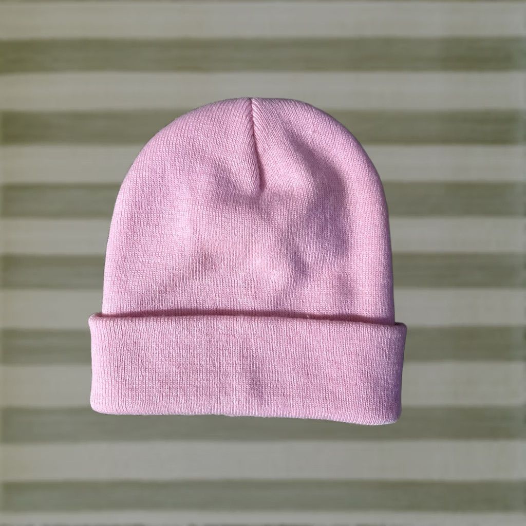 Sugar CANDYTOPIA SUGAR Beanie Hat Cap One Size Adult Pink Apollo USA Acrylic Embroidered Theme Art Beanie Ladies Womens Size ONE SIZE - 1 Thumbnail
