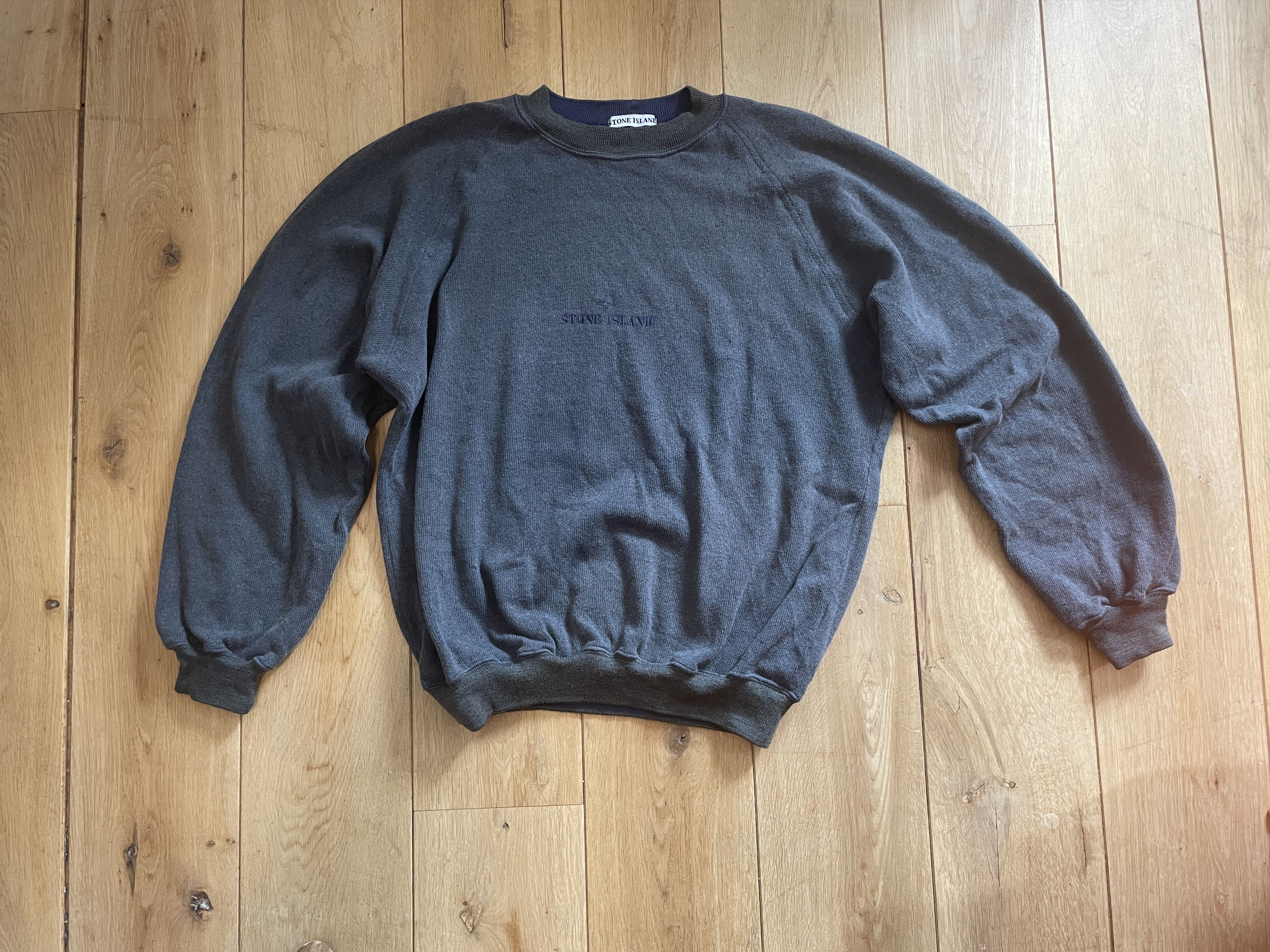 Massimo Osti × Stone Island Stone Island crewneck 1994, centre logo, vintage Size US XL / EU 56 / 4 - 3 Thumbnail