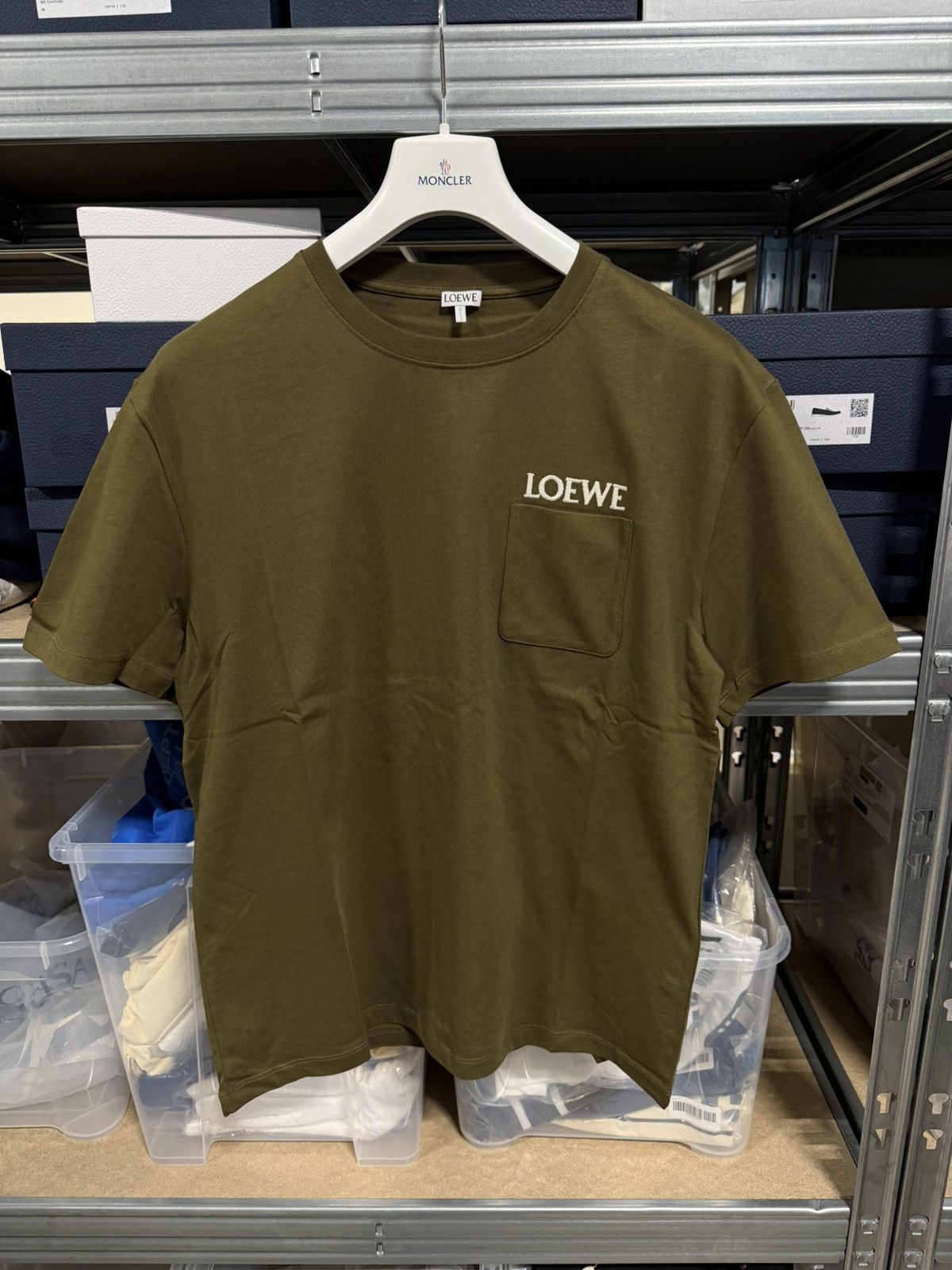 Loewe Loewe Logo Pocket T-Shirt NEW 650$ Size US L / EU 52-54 / 3 - 1 Thumbnail