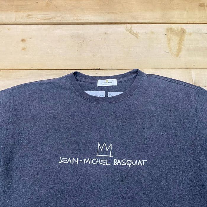 Jean-Michel Basquiat × Uniqlo B190 JEAN MICHEL BASQUIAT REVENGE EVIL THOUGHT TEE Size US M / EU 48-50 / 2 - 3 Thumbnail