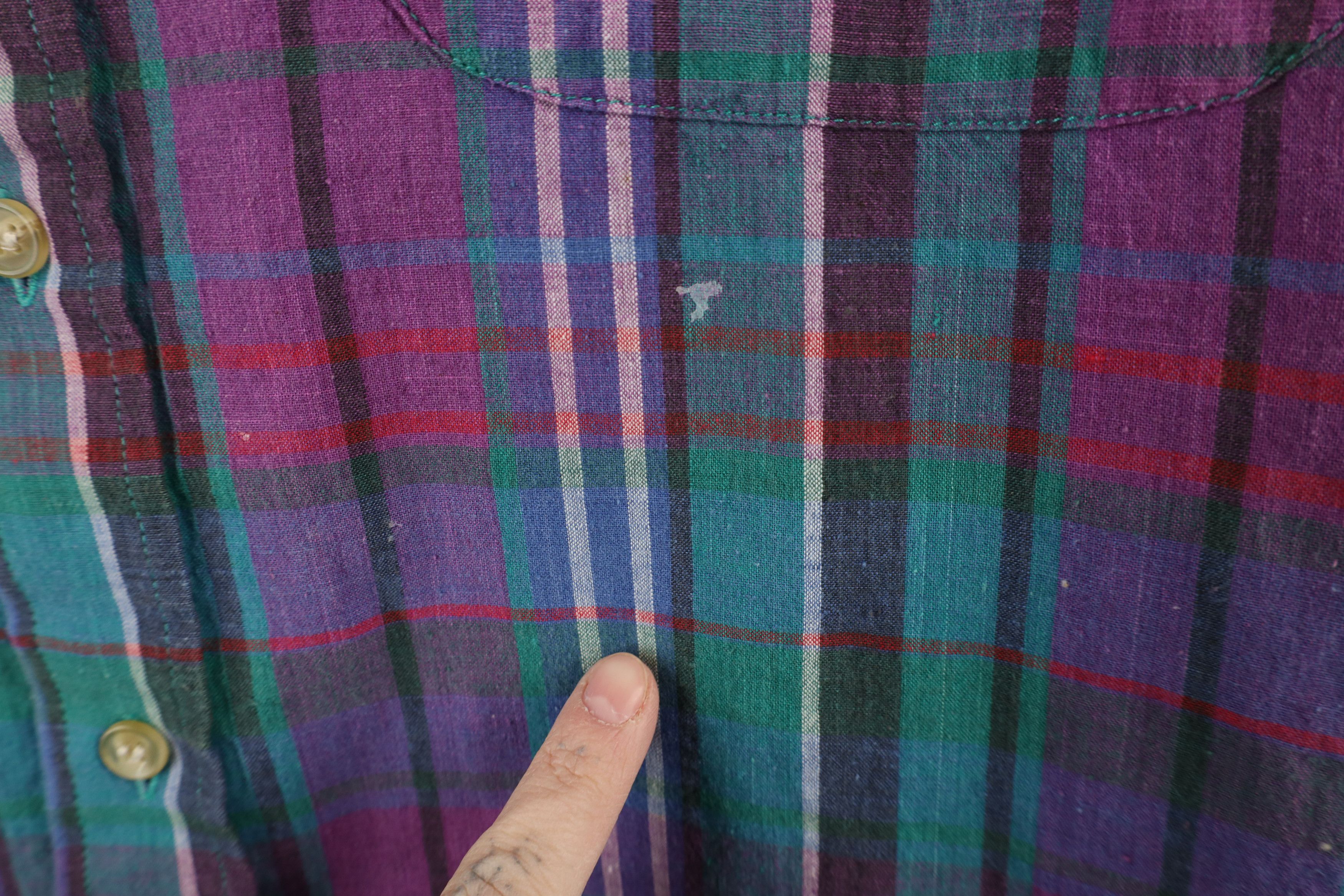 Vintage Vintage 90s Streetwear India Madras Plaid Button Down Shirt Size US M / EU 48-50 / 2 - 4 Thumbnail