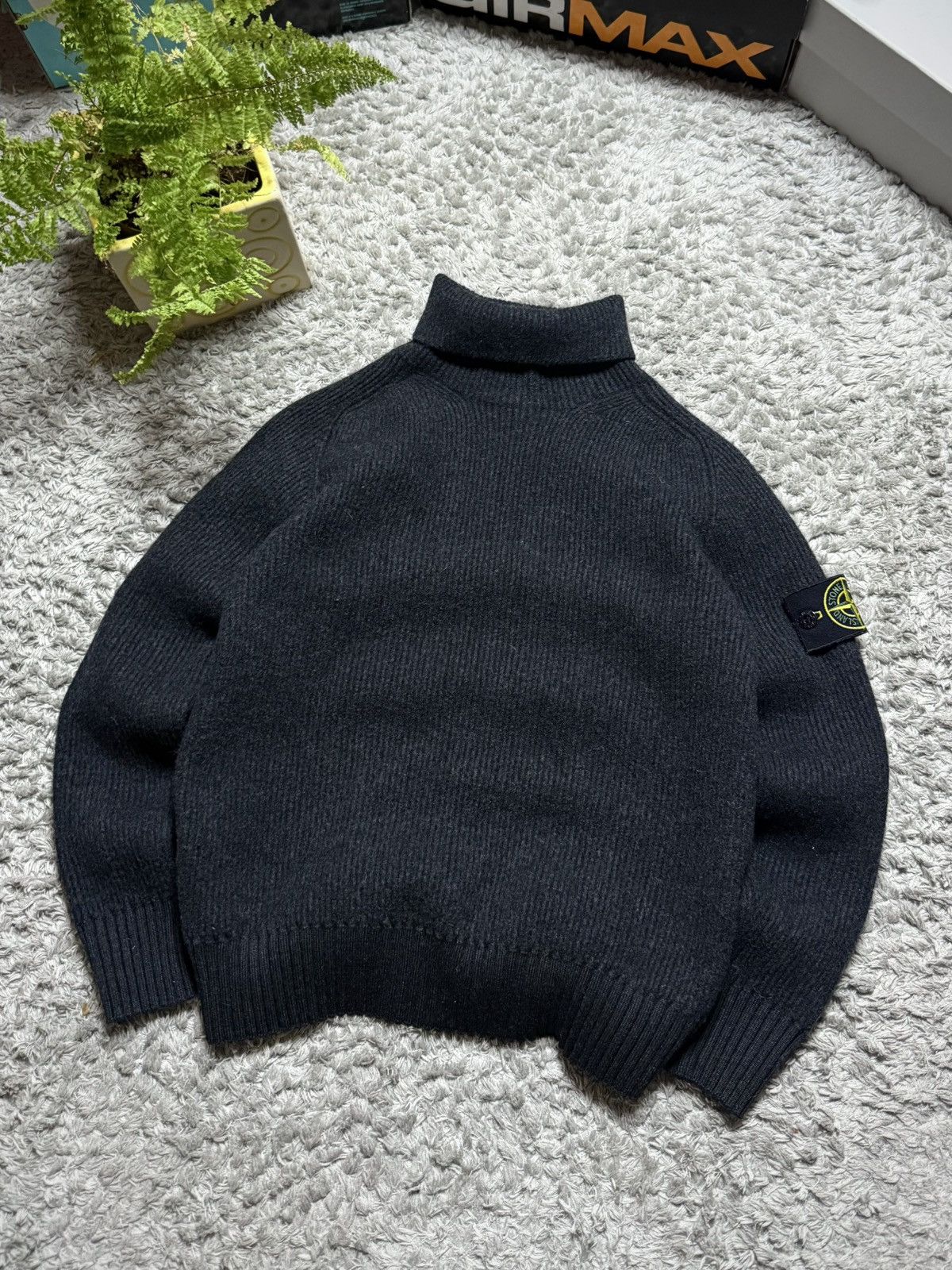 Stone Island Stone Island Sweater Rare Drip Drill Logo Itali Streetwear Size US S / EU 44-46 / 1 - 2 Thumbnail