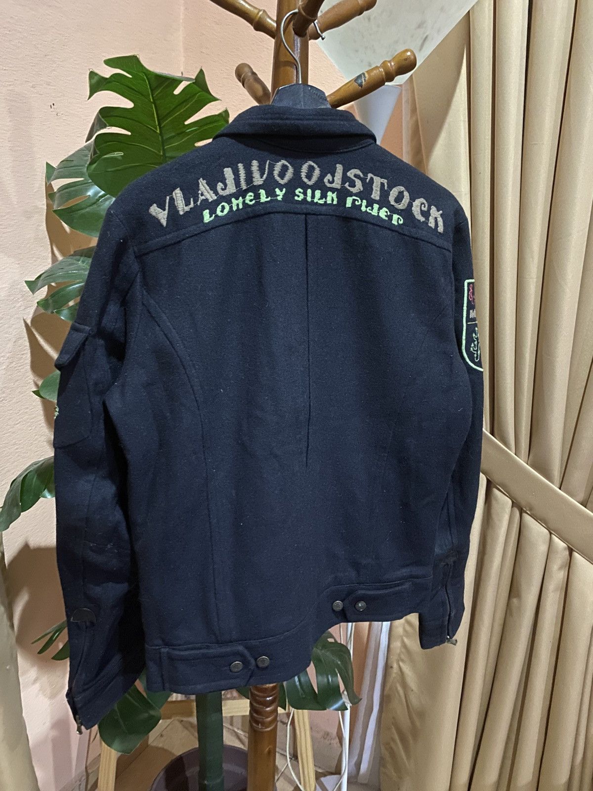 Style & Co Rare Y2K Stylelab Inc Korea Black Wool Military Embroidered Size US M / EU 48-50 / 2 - 15 Thumbnail