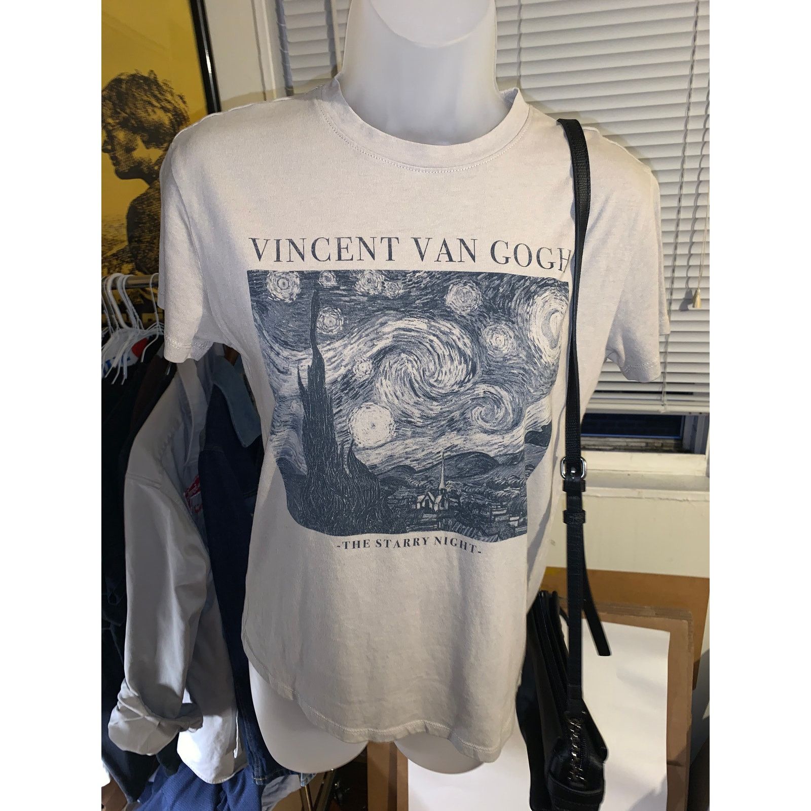 Other Van Gogh Starry Night T Shirt Beige XS Art Graphic Tee Size XS / US 0-2 / IT 36-38 - 1 Thumbnail