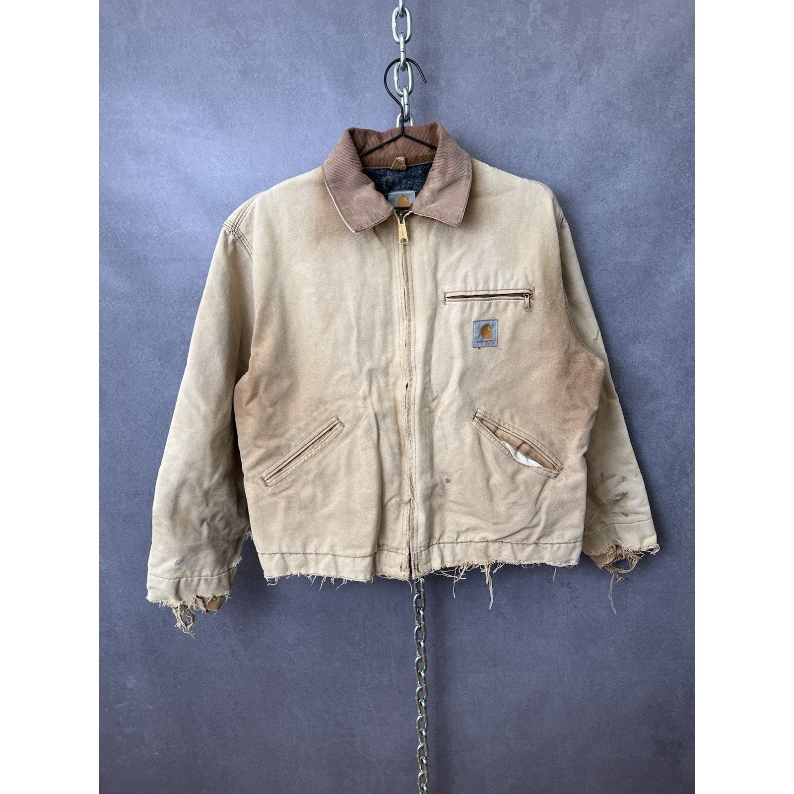 Carhartt Vintage CARHARTT J01 Brown Detroit Blanket Lined Jacket Size US L / EU 52-54 / 3 - 1 Thumbnail
