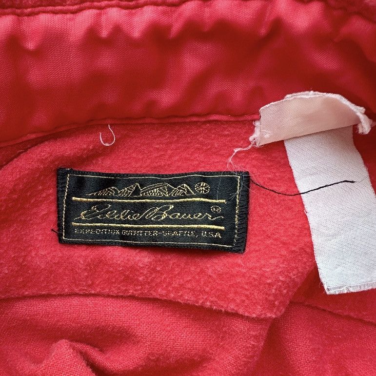 Eddie Bauer VINTAGE 1990s EDDIE BAUER MENS RED COTTON FLANNEL SHIRT XXL Size US XXL / EU 58 / 5 - 6 Thumbnail