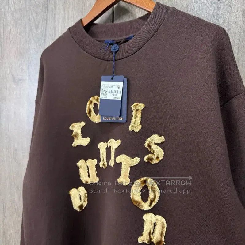 Louis Vuitton Louis Vuitton Brown Leather Men's Sweatshirt . Size US L / EU 52-54 / 3 - 4 Thumbnail