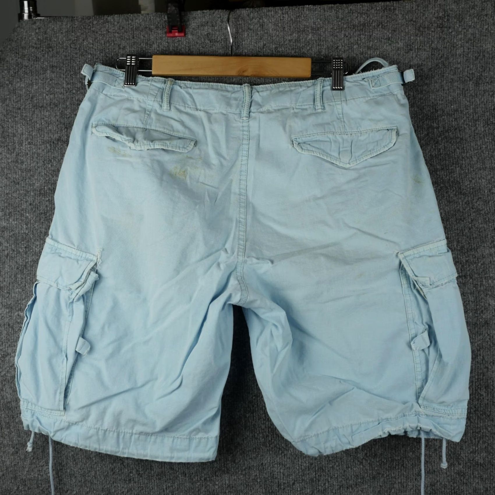 Polo Ralph Lauren Ralph Lauren Cargo Shorts Mens 34 Blue Surplus Distressed Utility Paratrooper Size US 34 / EU 50 - 4 Thumbnail