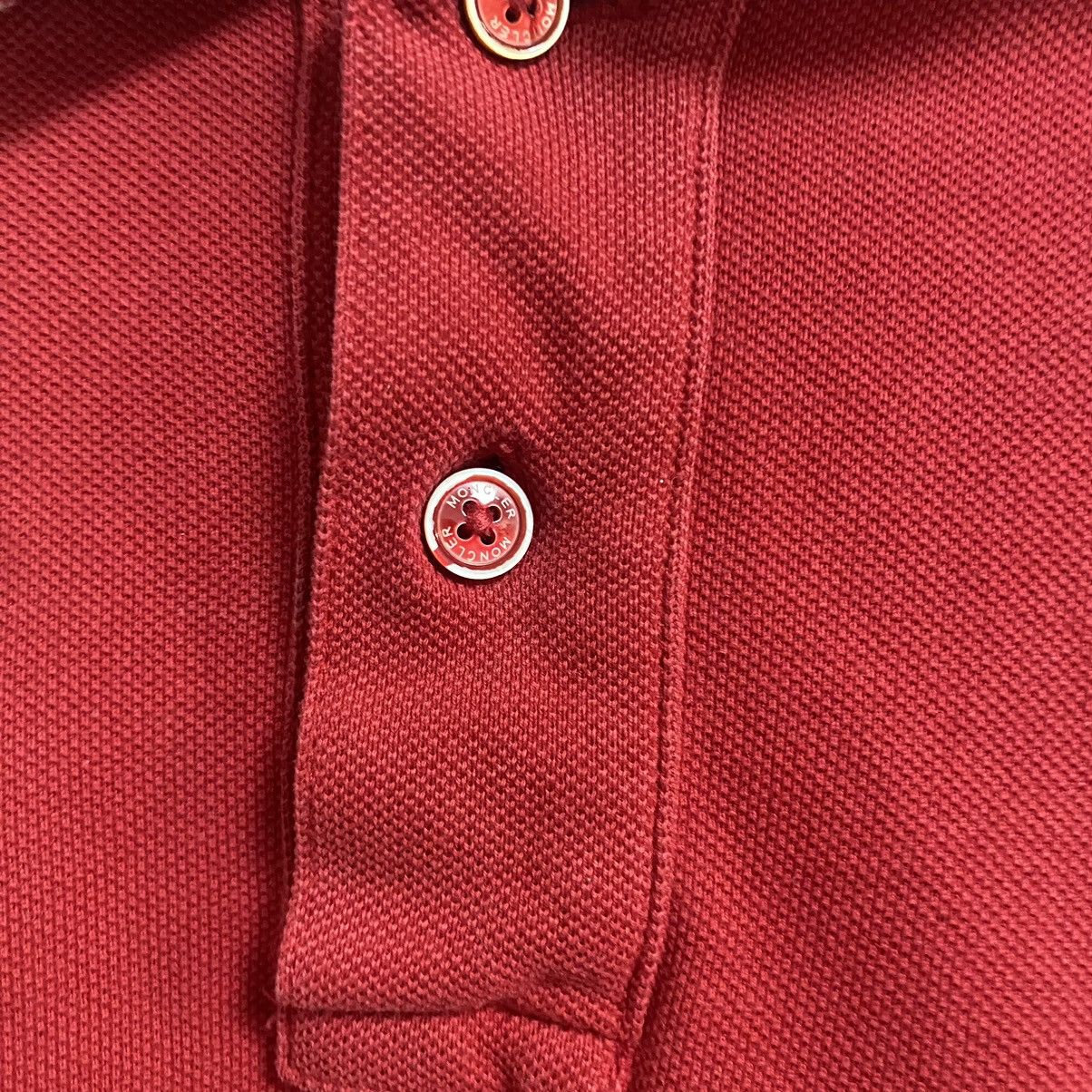 Moncler Moncler polo shirt red Size US XL / EU 56 / 4 - 4 Thumbnail