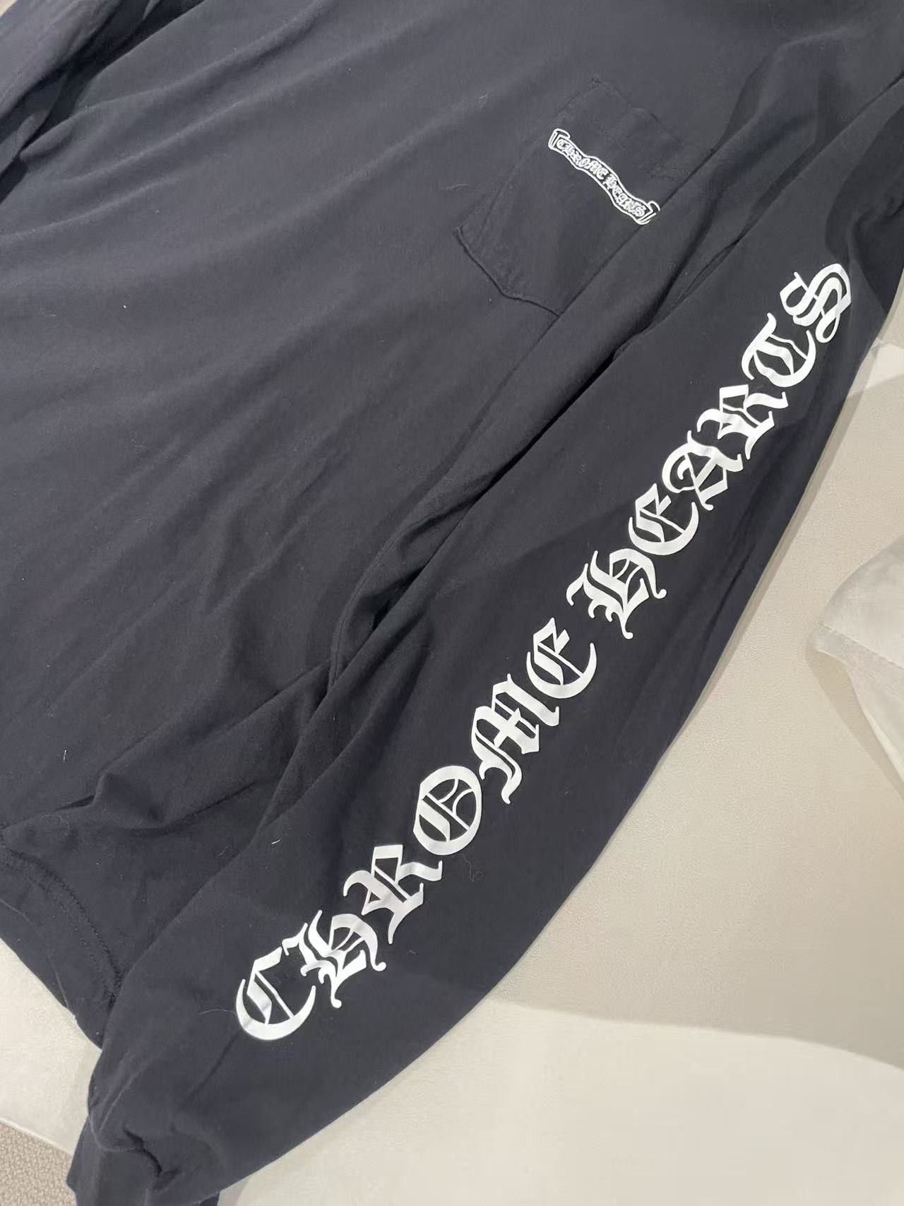 Chrome Hearts Chrome Hearts FU Scroll Logo Long Sleeve T-Shirt Tee Size US XL / EU 56 / 4 - 4 Thumbnail