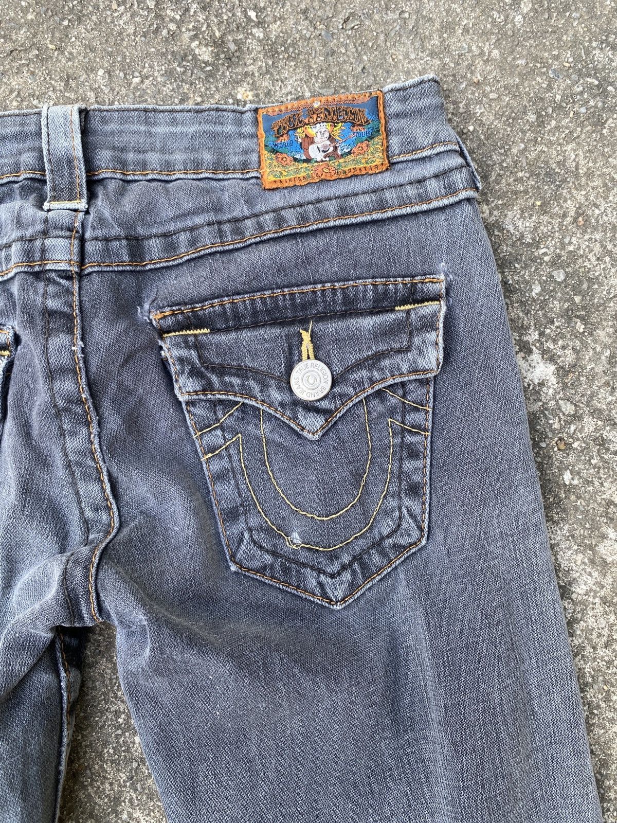 Japanese Brand × Le Grande Bleu (L.G.B.) × True Religion True Religion Flare Distressed Denim Size 26" / US 2 / IT 38 - 16 Thumbnail