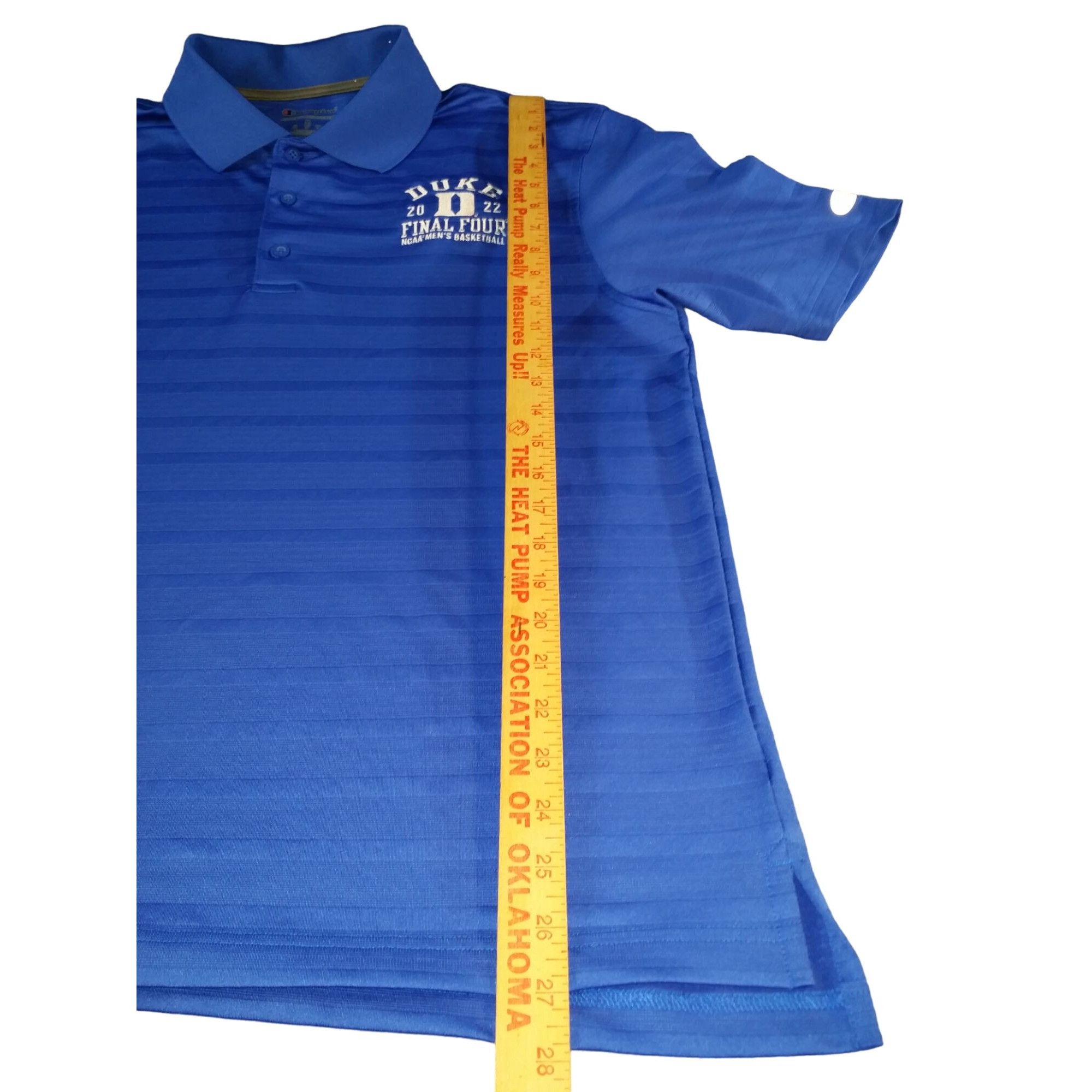 Champion Duke University Polo Men Sz M Champion Final 4 2022 Embroide Size US M / EU 48-50 / 2 - 3 Thumbnail