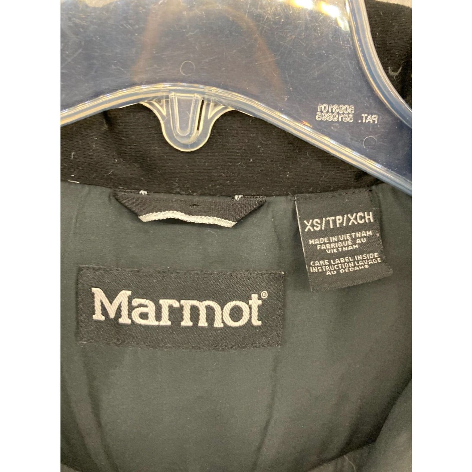 Marmot Marmot Womens Puffer Jacket XS Black Full Zip Down Filled Outdoor Size XS / US 0-2 / IT 36-38 - 6 Thumbnail