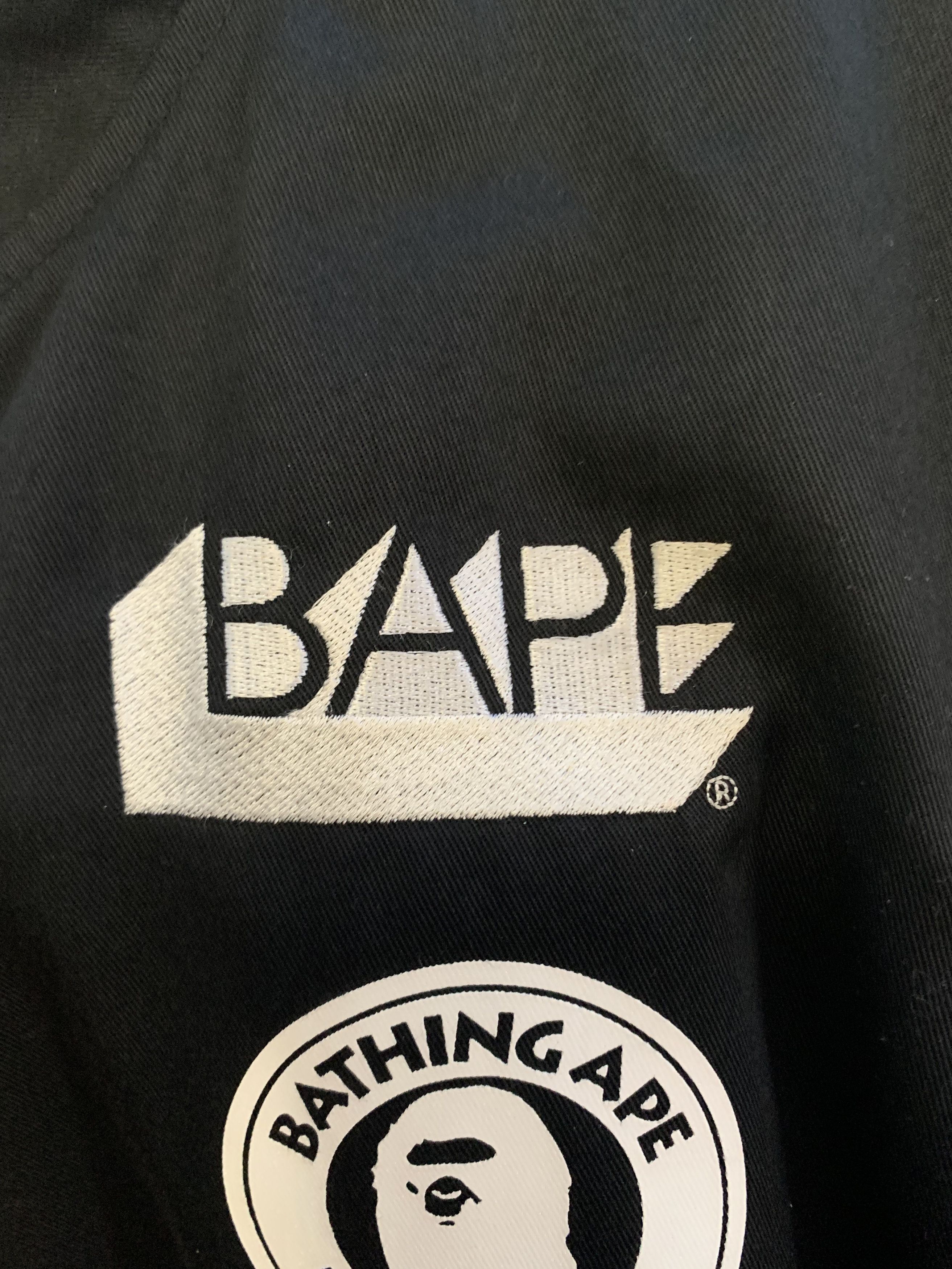 Bape BAPE Racing Jacket ⊛ BLK/BLU/WHT ⊛ Lk Nw/Gntly Usd Size US M / EU 48-50 / 2 - 6 Thumbnail