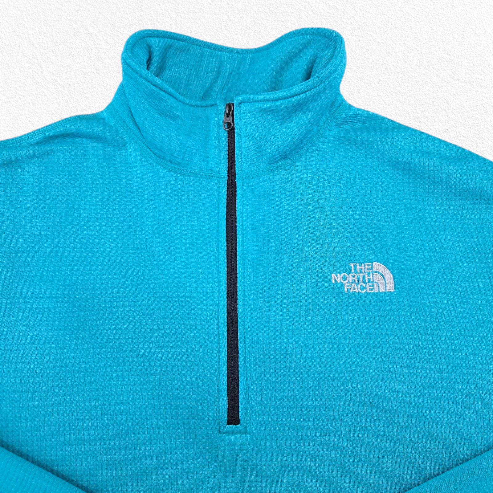 The North Face North Face Turquoise TKA Glacier 1/4 Zip Fleece Size Large Size L / US 10 / IT 46 - 3 Thumbnail