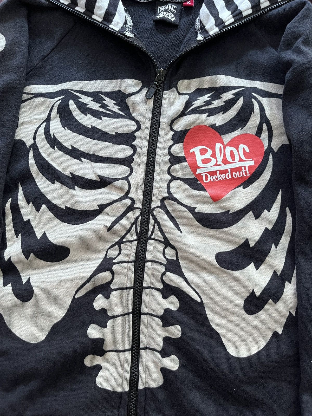Japanese Brand Japanese skeleton Bloc Fullzipper Size US S / EU 44-46 / 1 - 4 Thumbnail