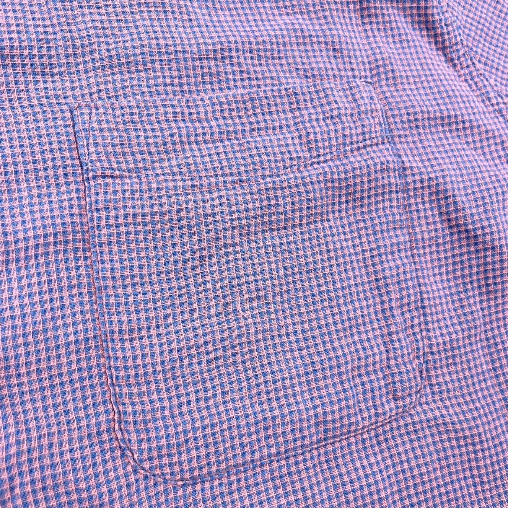 Faherty Faherty Men's Shirt Medium Pink Blue Plaid Button-Up Casual & Workwear All Seasons Size US M / EU 48-50 / 2 - 5 Thumbnail