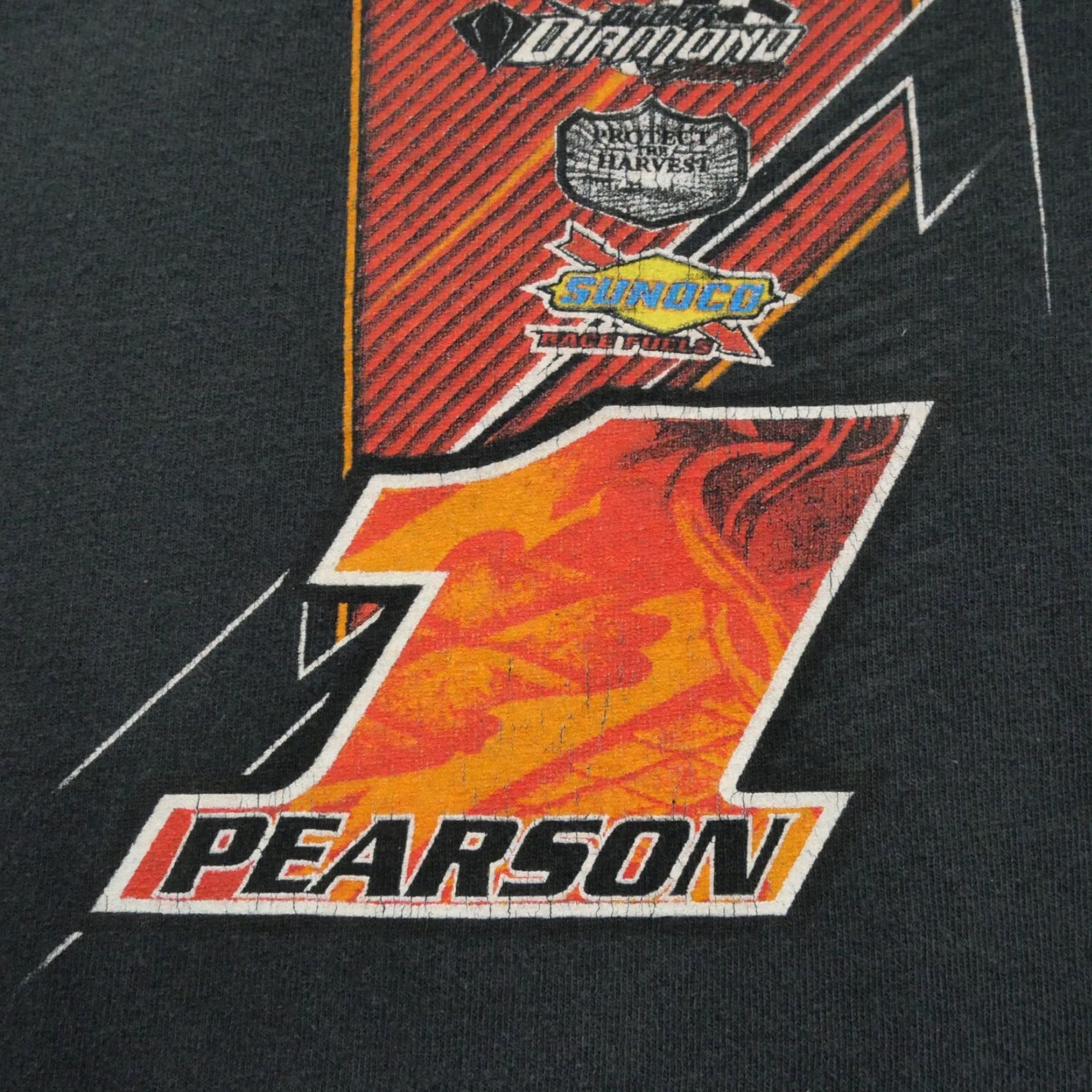 Gildan Gildan T Shirt Mens Small Black Motorsports Racing Cars Y2K Earl Pearson JR Size US S / EU 44-46 / 1 - 4 Thumbnail