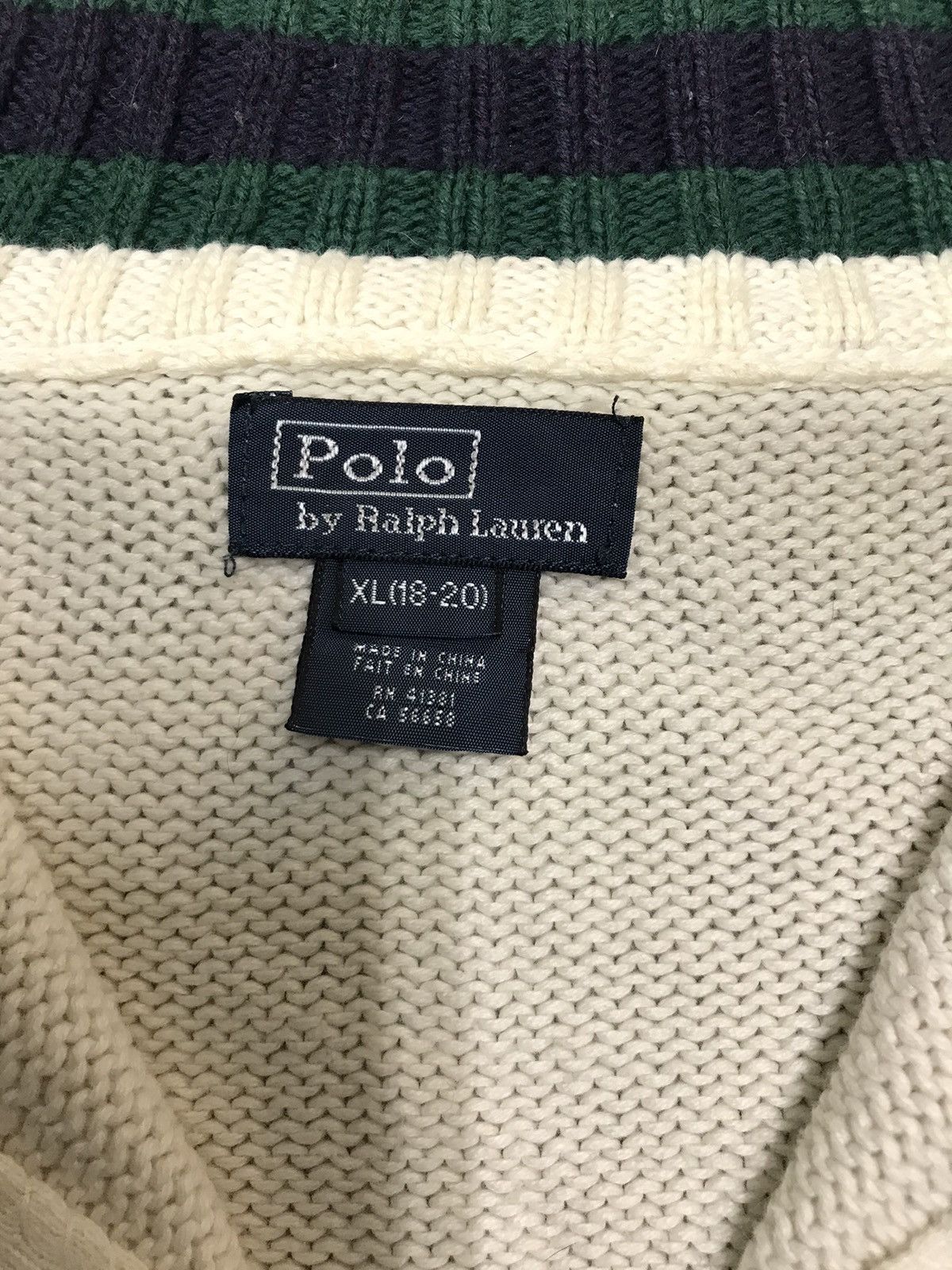 Polo Ralph Lauren Vintage polo big pony zipper sweater Size US XS / EU 42 / 0 - 6 Thumbnail