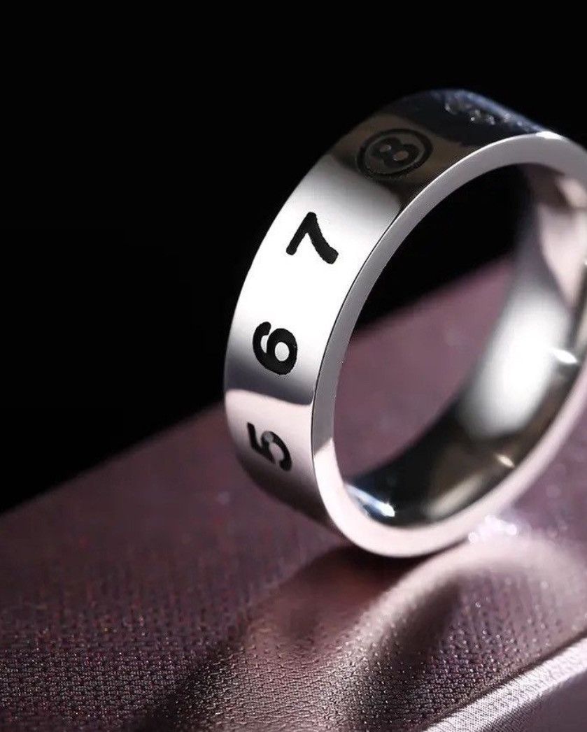 Jewelry Designed Number Ring Size ONE SIZE - 4 Thumbnail