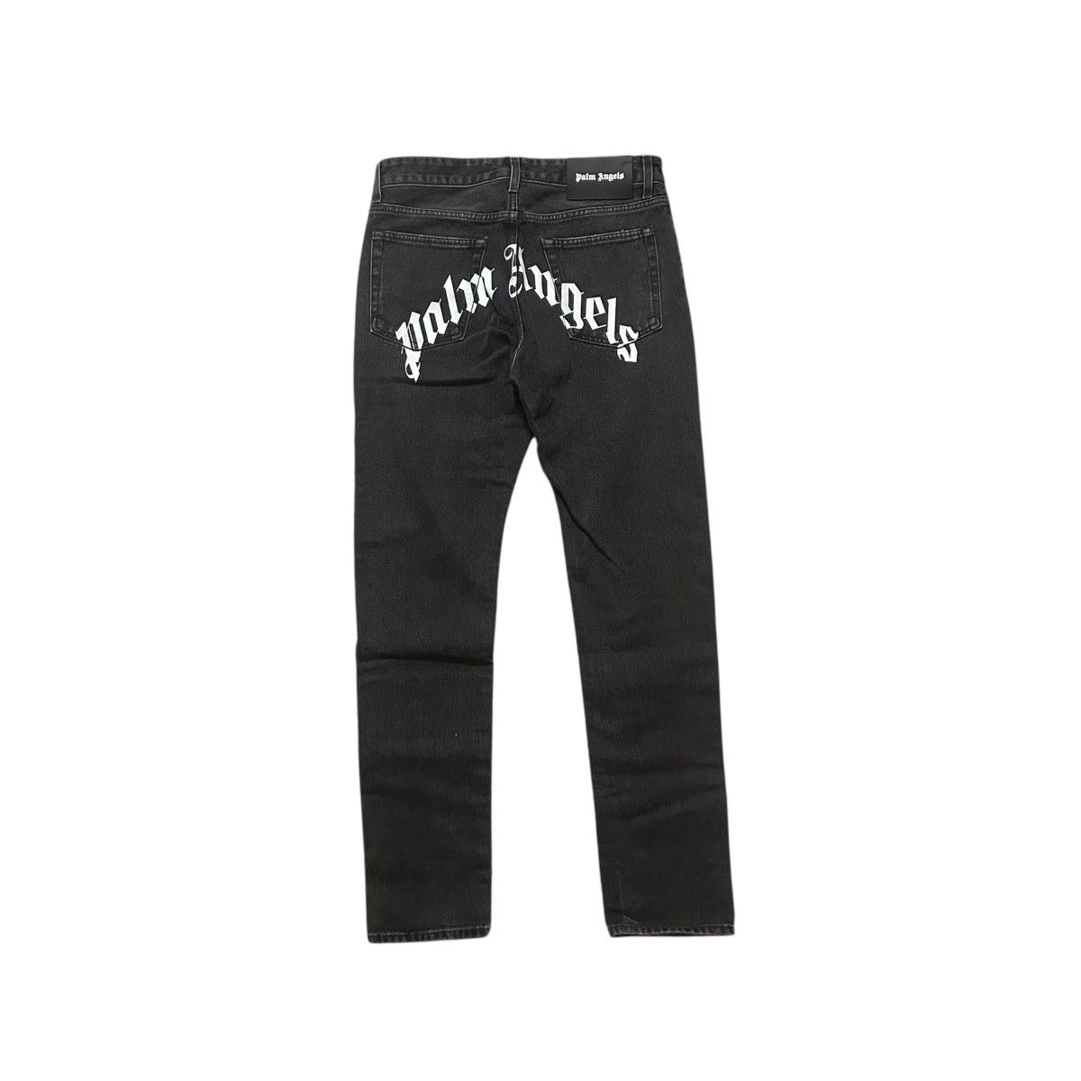 Palm Angels New Palm Angels Curved Logo Straight Jeans Size 30 Size US 30 / EU 46 - 1 Thumbnail