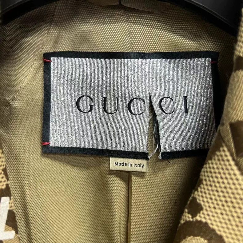 Gucci guccibalenciaga's latest brown logo jacket-2507 Size US L / EU 52-54 / 3 - 9 Thumbnail