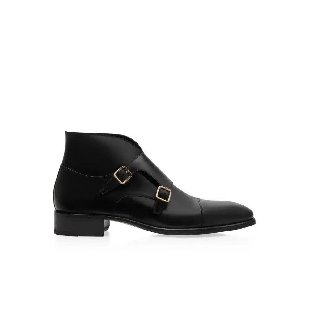 Tom Ford o1loc1c0426 J1251 Size: 7.5 TF / Leather Boots in Black Size US 7.5 / EU 40-41 - 1 Thumbnail