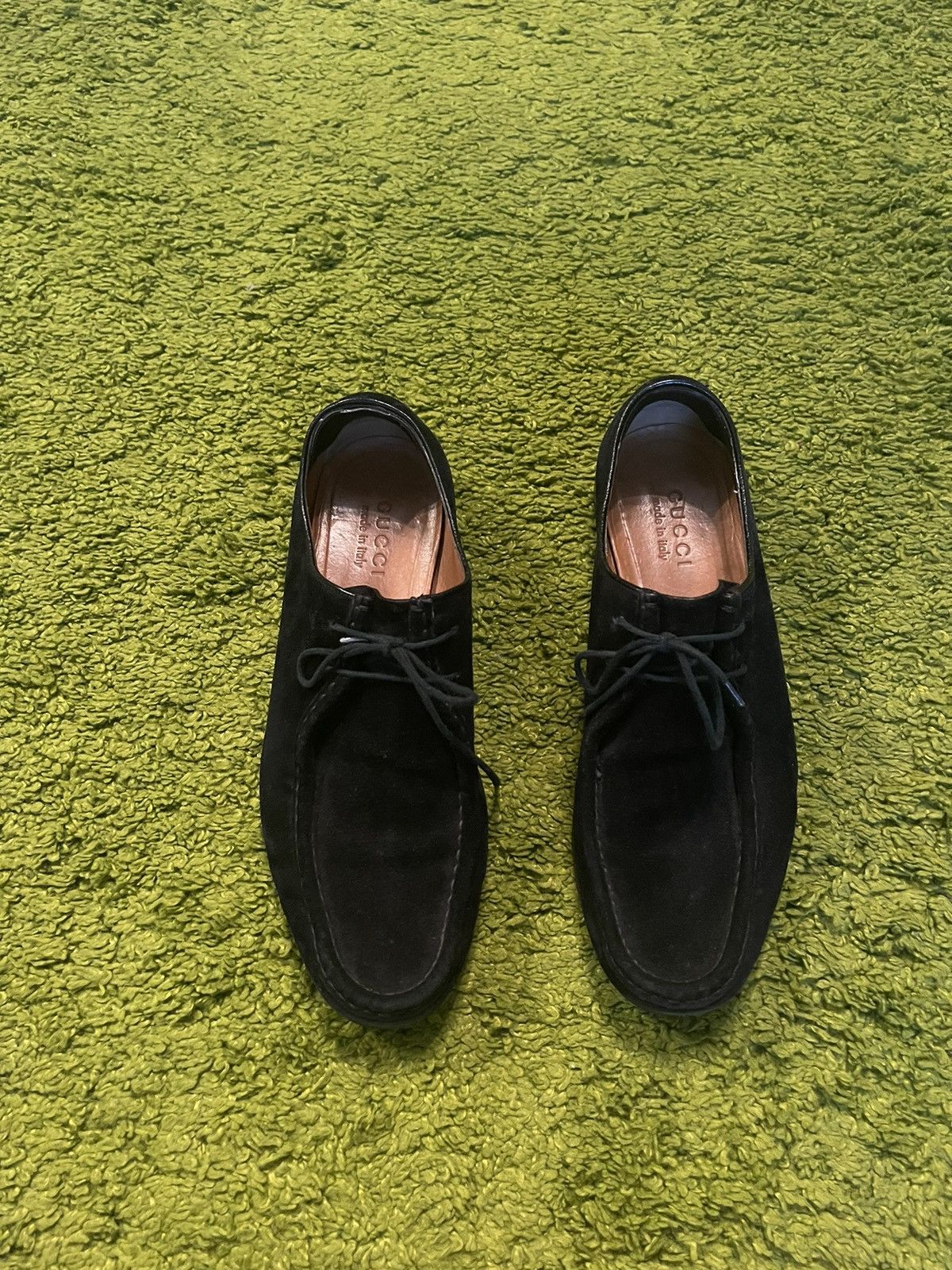 Gucci × Vintage Gucci 2000s vintage real leather suede loafers shoes Size US 8.5 / EU 41-42 - 2 Thumbnail