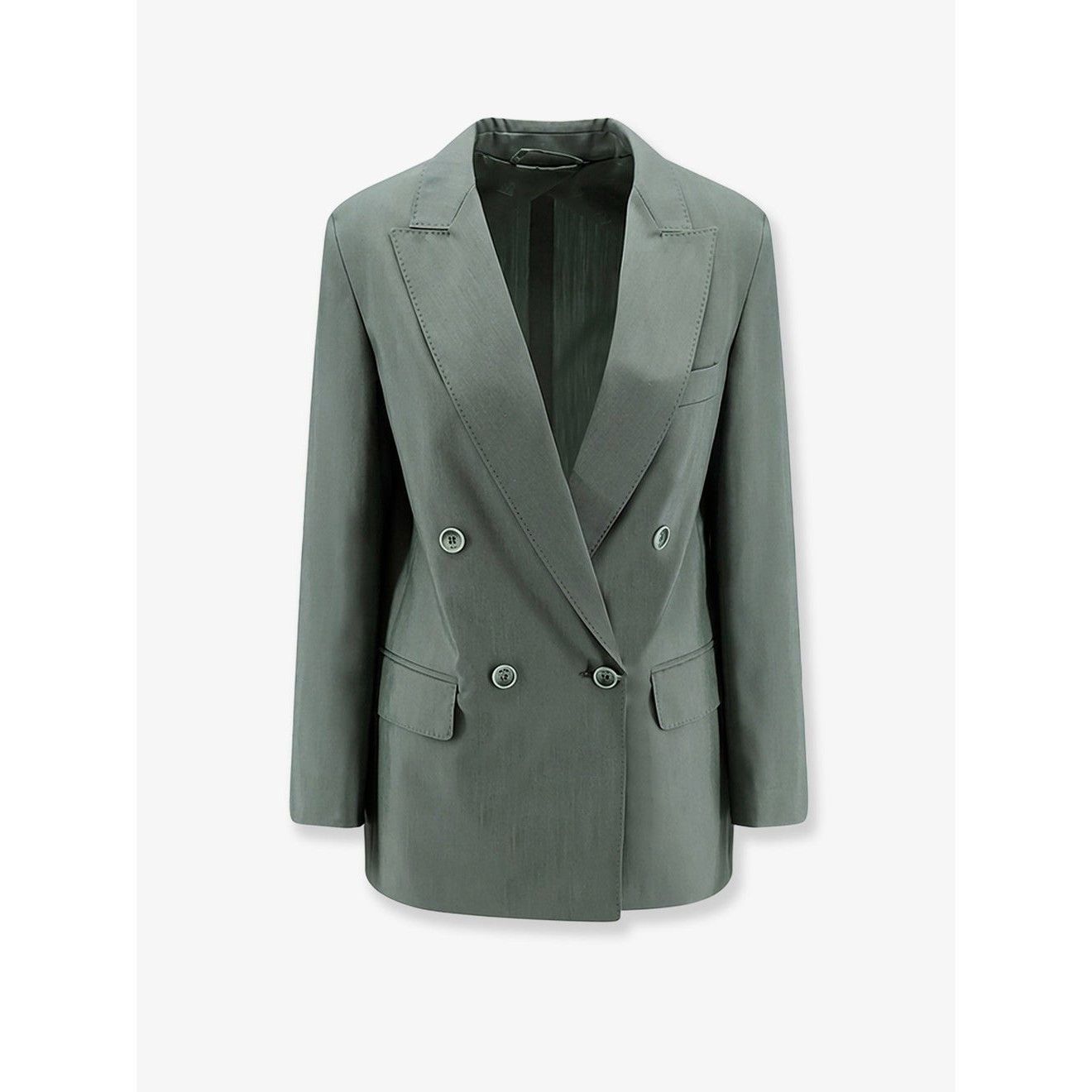 Max Mara MAX MARA malbata Green Blazer Jacket New & Authentic (Women' Size M / US 6-8 / IT 42-44 - 1 Thumbnail