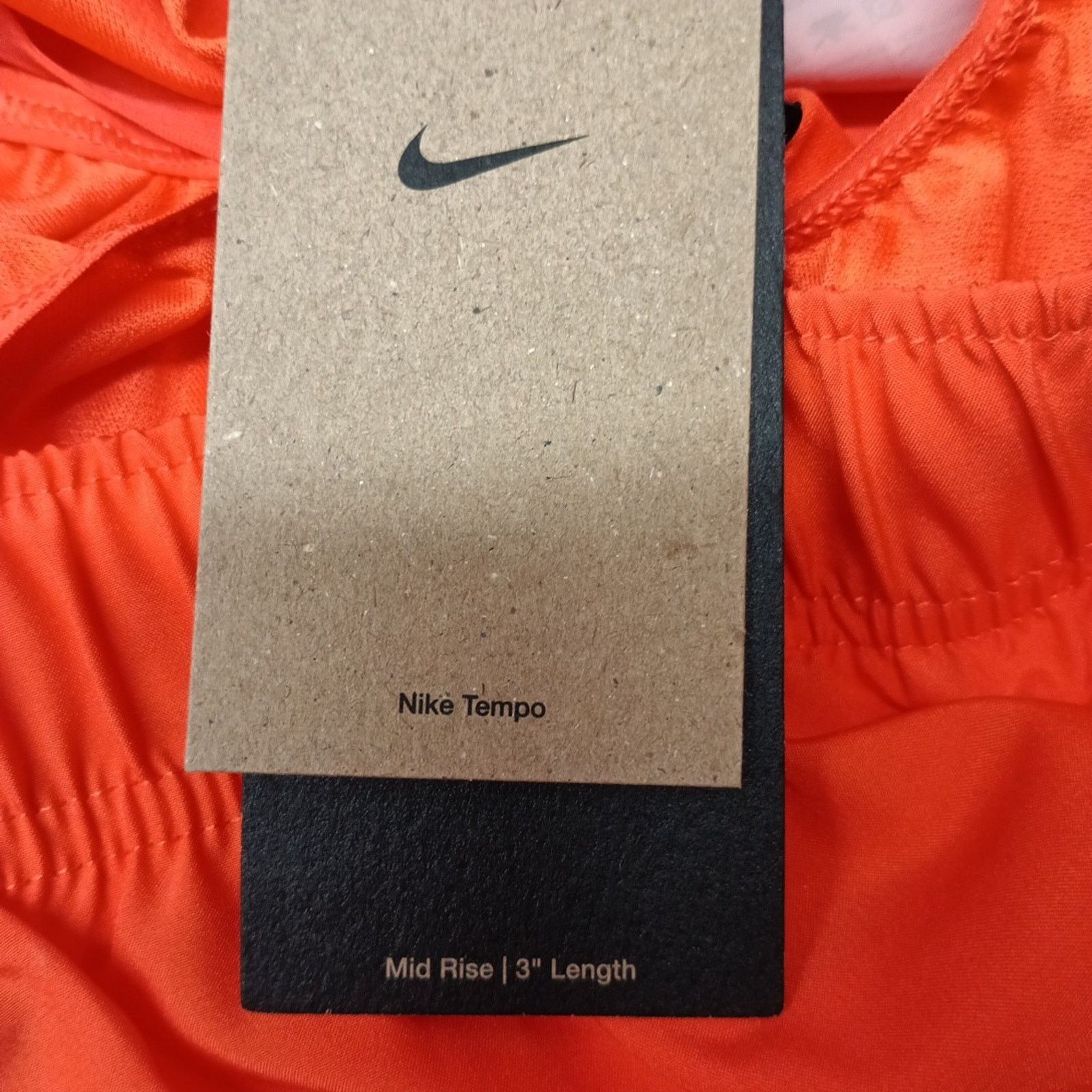 Nike Nike Women's Tempo Dri-Fit Running Shorts Size XL Orange Size 36" / US 14 / IT 50 - 5 Thumbnail