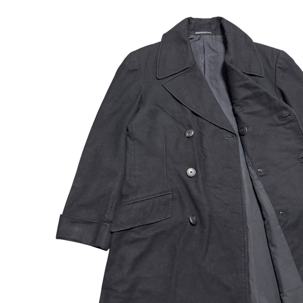 Yohji Yamamoto Yohji Yamamoto Pour Homme 80s Runway Double Breasted Coat Size US M / EU 48-50 / 2 - 12 Thumbnail