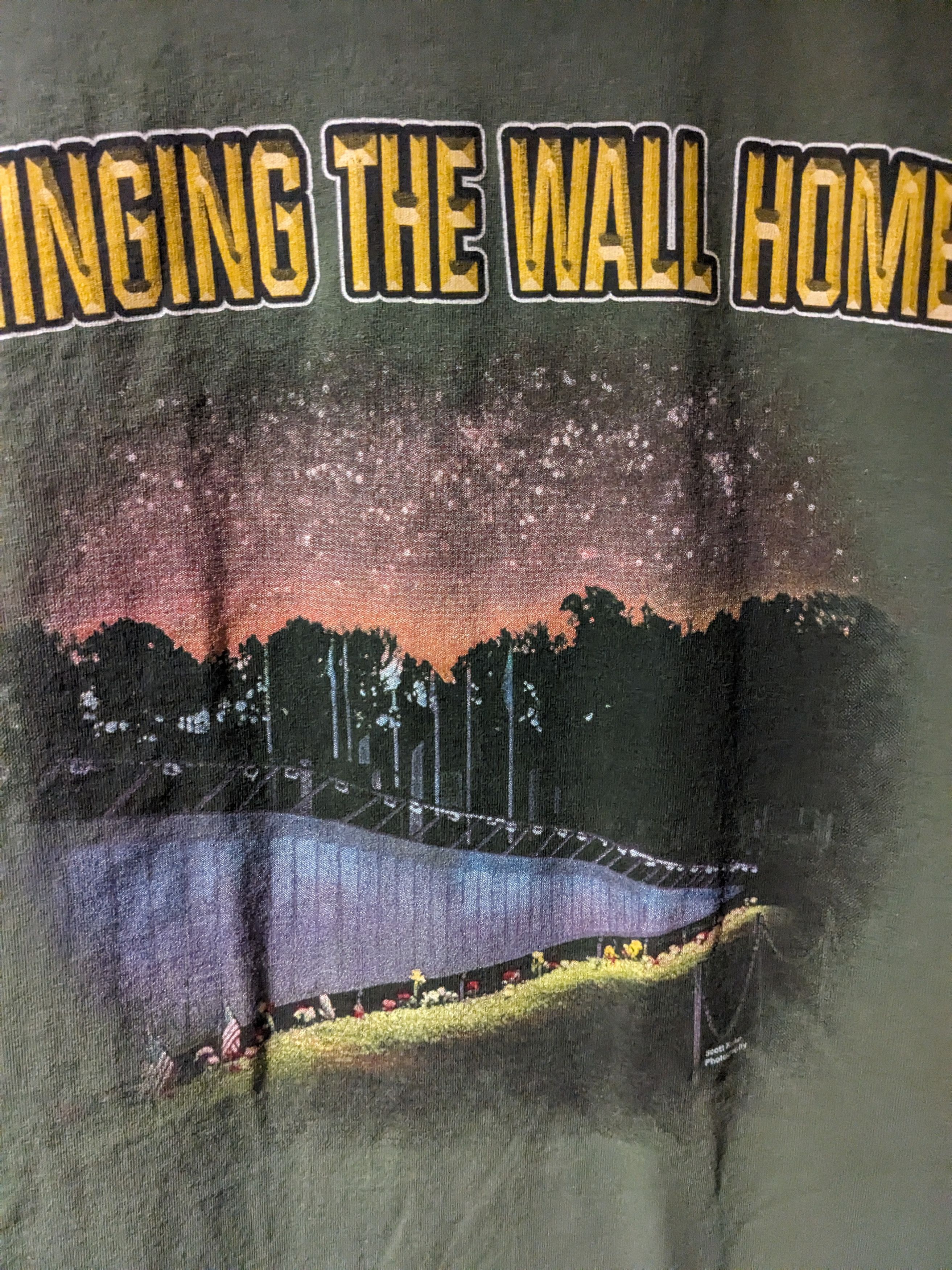 Gildan × Vintage Vintage Bringing the Wall Home Vietnam Veterans T-Shirt Size US S / EU 44-46 / 1 - 2 Thumbnail
