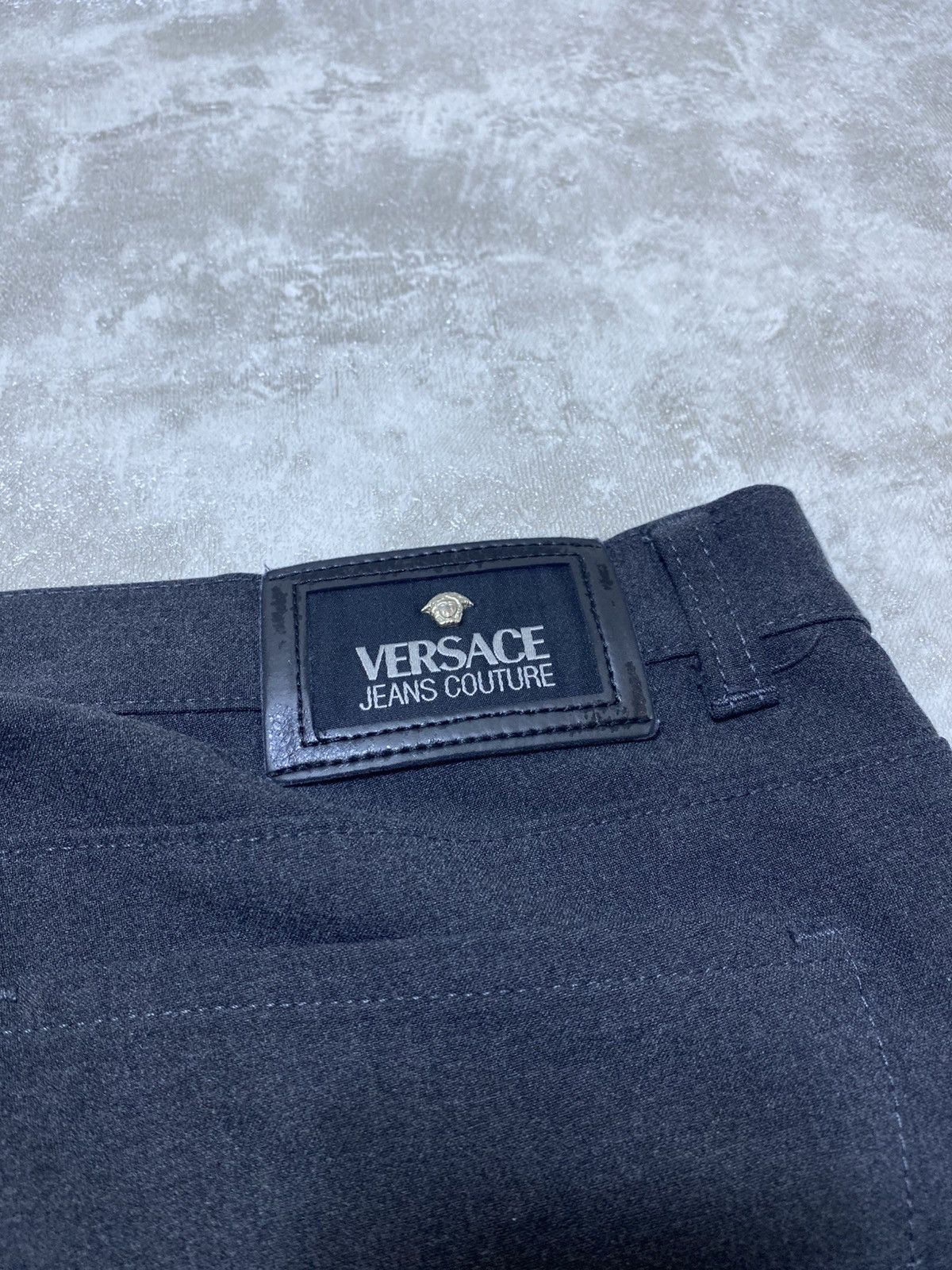 Versace Versace Jeans Couture Black Wide Leg Baggy Pants Denim Size US 34 / EU 50 - 6 Thumbnail