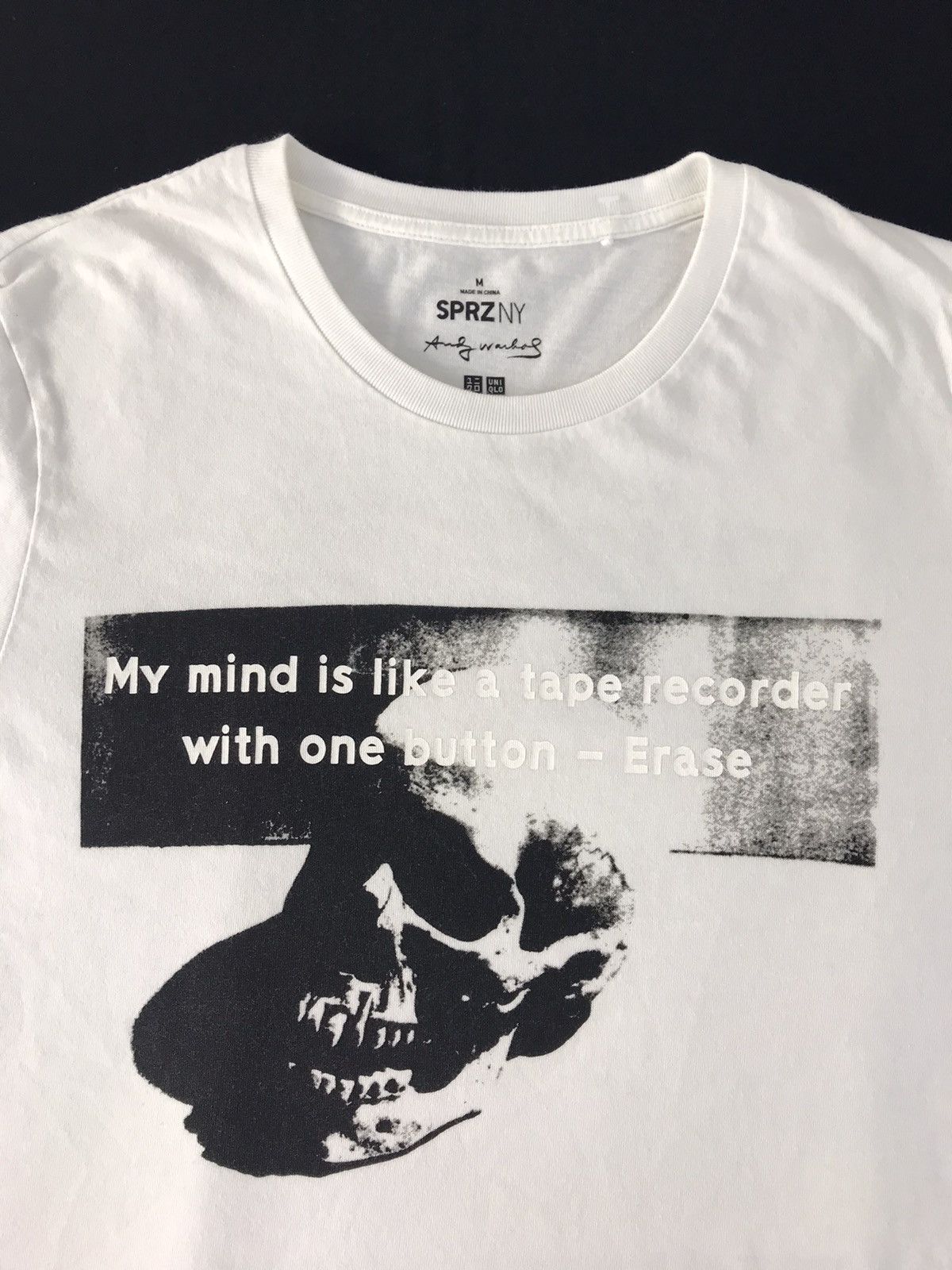 Andy Warhol Andy Warhol Humour Says Big Skull Box Logo Printed Tee Size US S / EU 44-46 / 1 - 4 Thumbnail