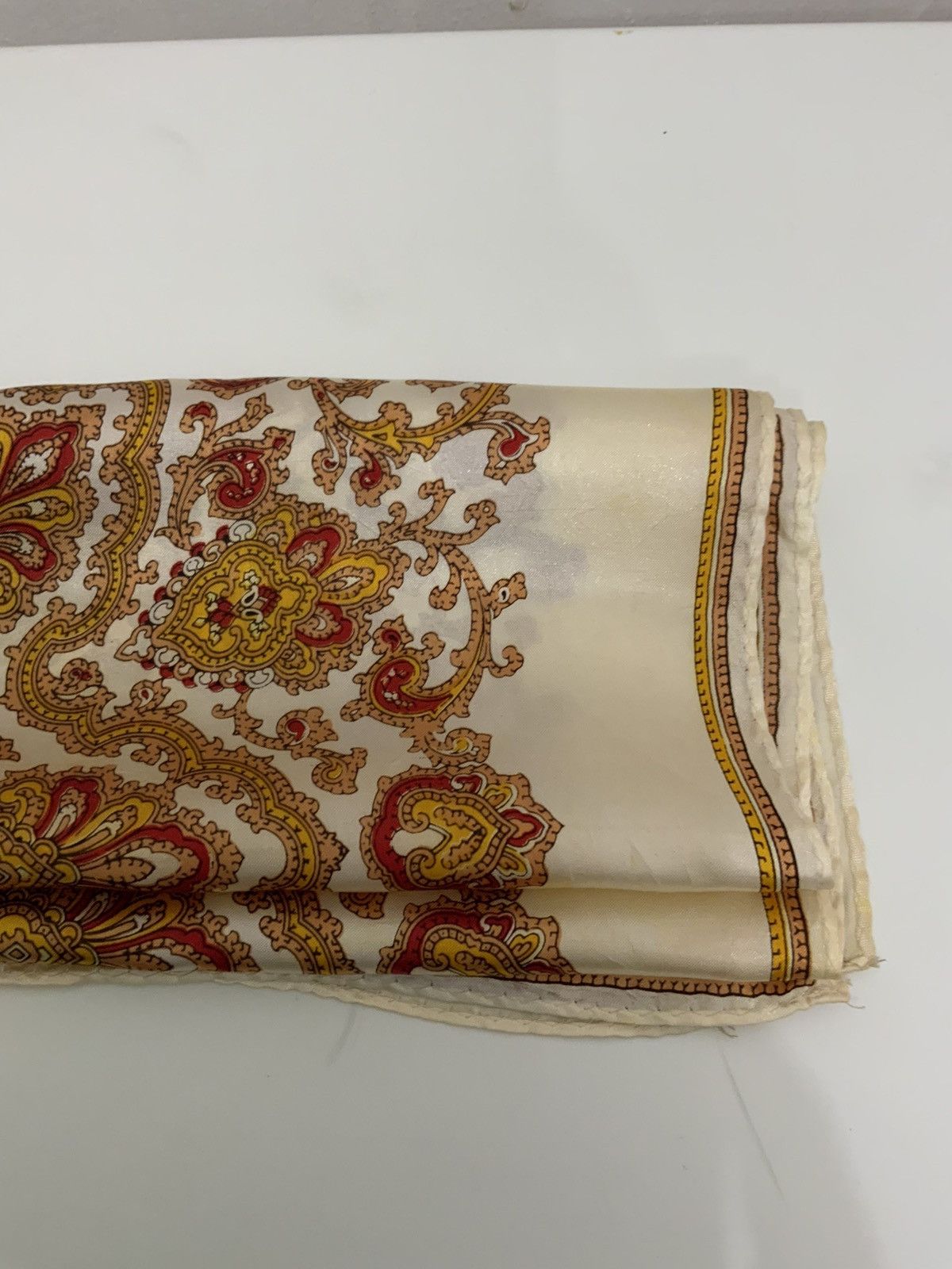 Vintage Monogram Unbrand Handkerchief Bandana Size ONE SIZE - 8 Thumbnail